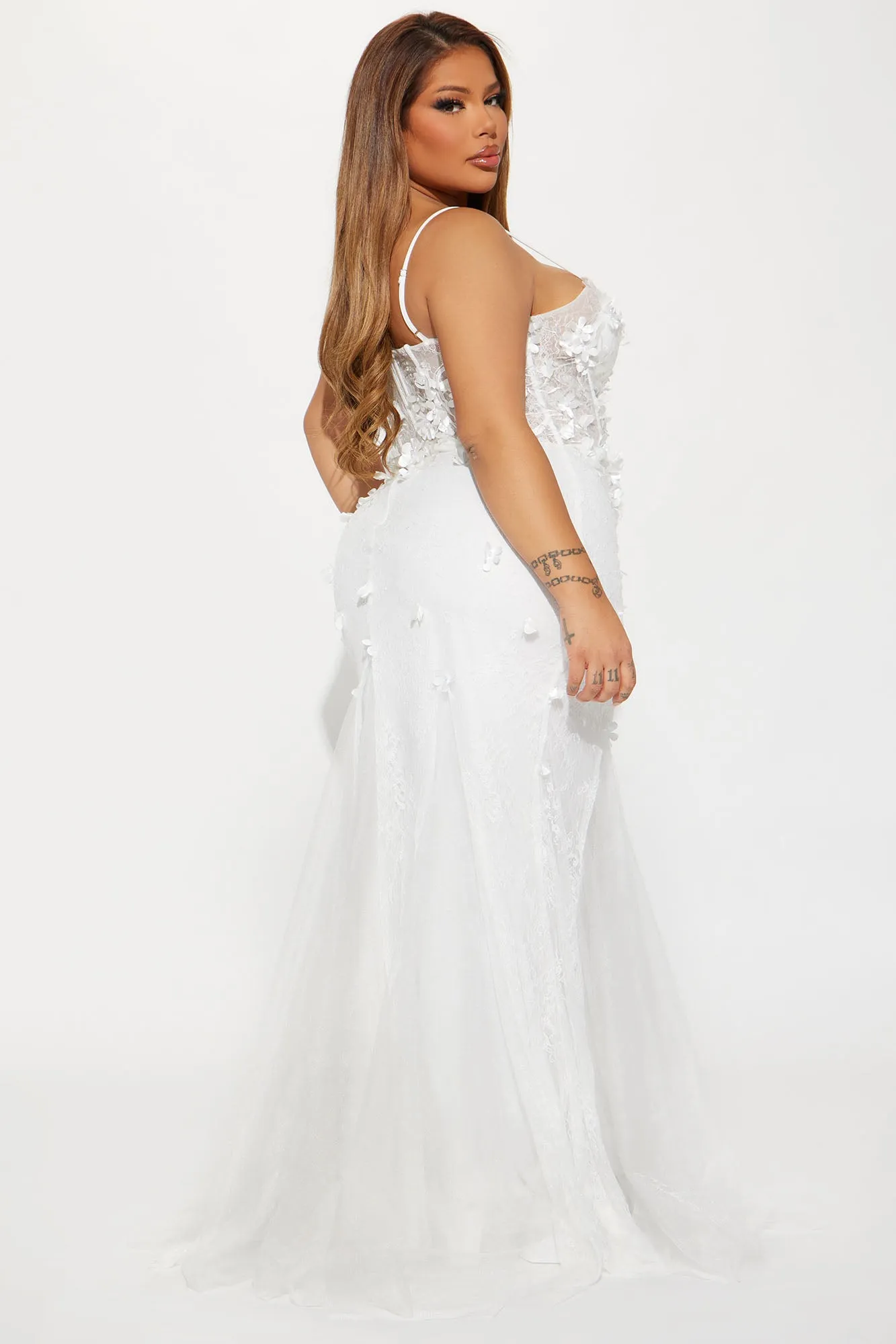 Always and Forever Lace Gown - Cream