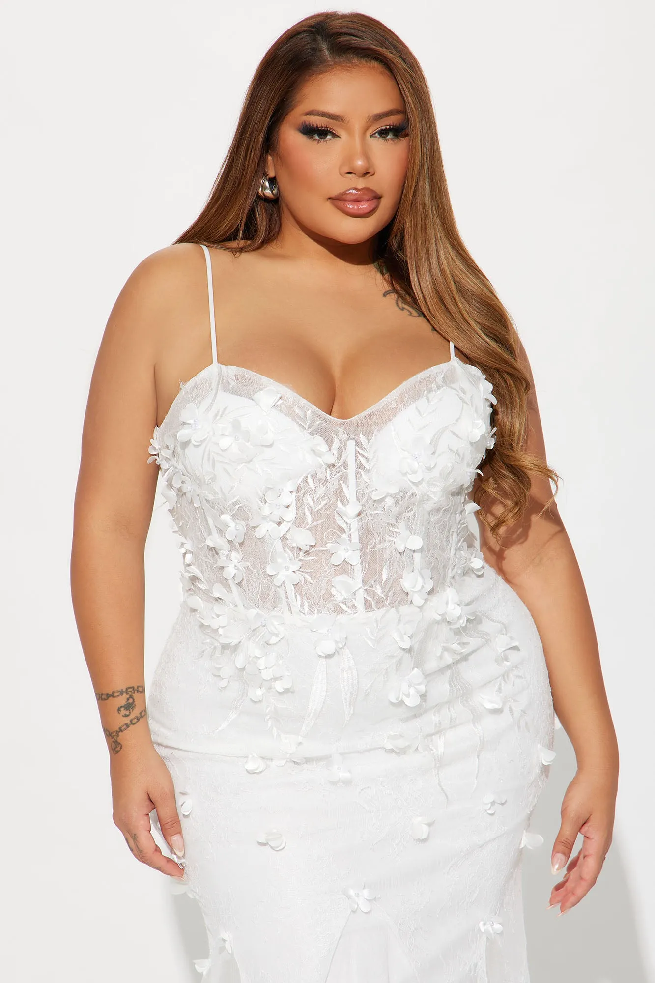 Always and Forever Lace Gown - Cream