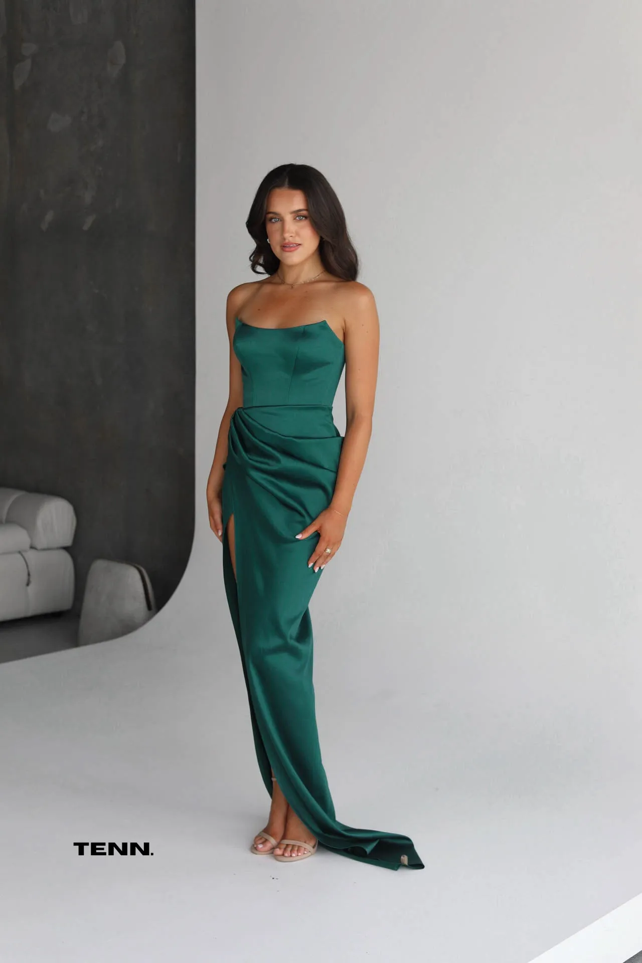 Amity Gown - Deep Emerald