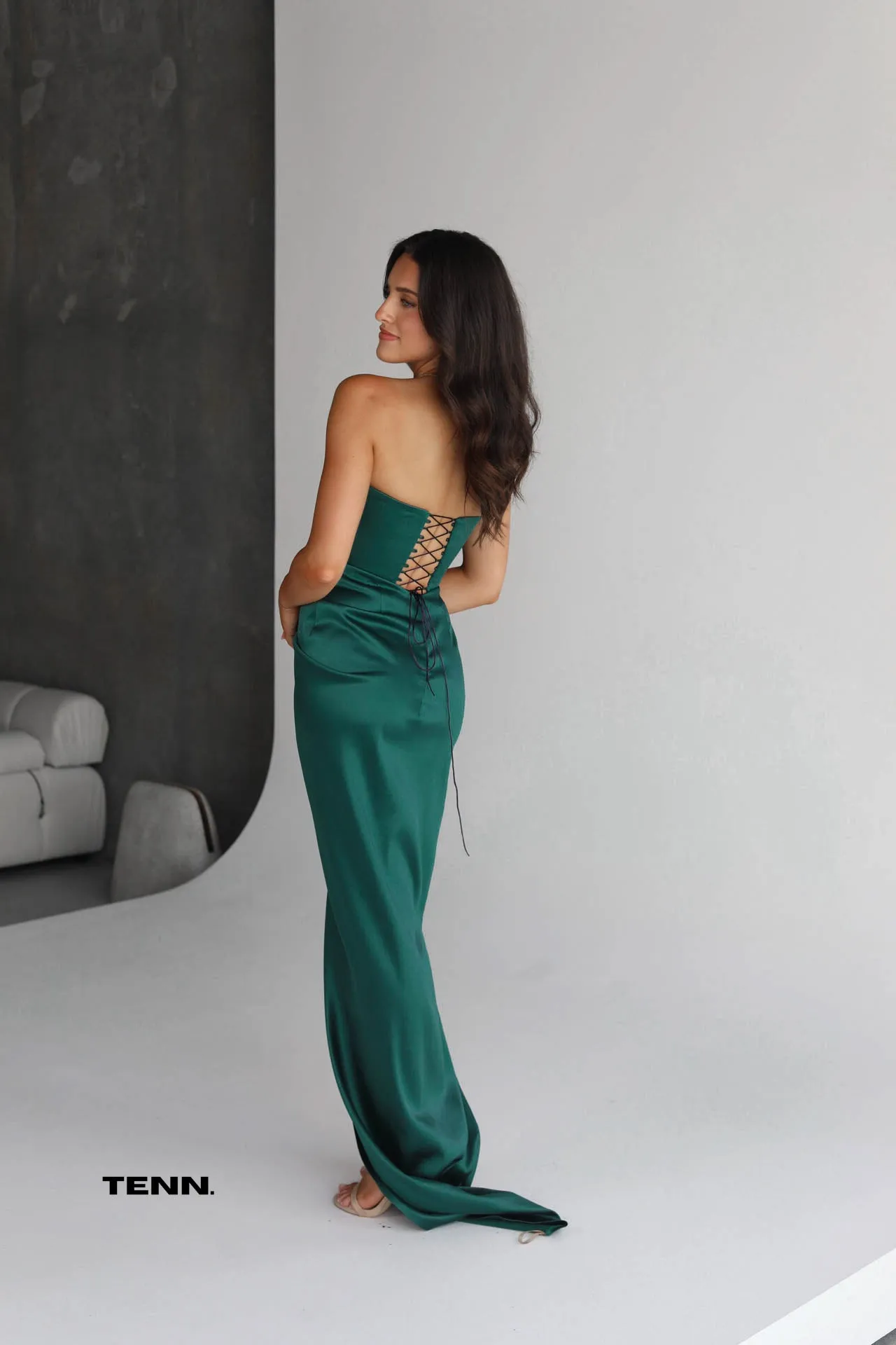 Amity Gown - Deep Emerald