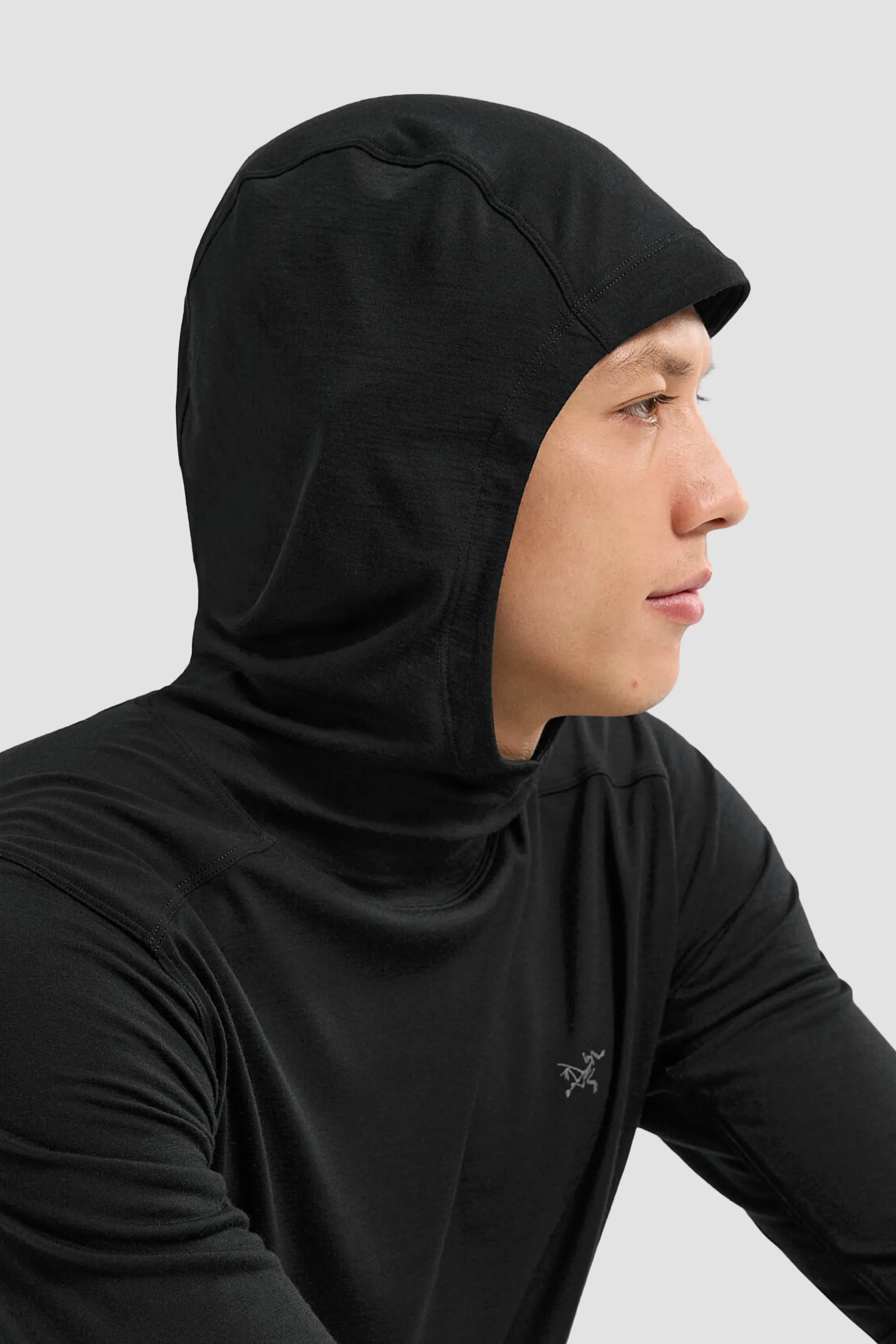 Arc'teryx Men's Ionia Merino Wool Hoody in Black