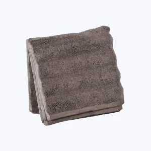 Ash Ribbed Hand Towel