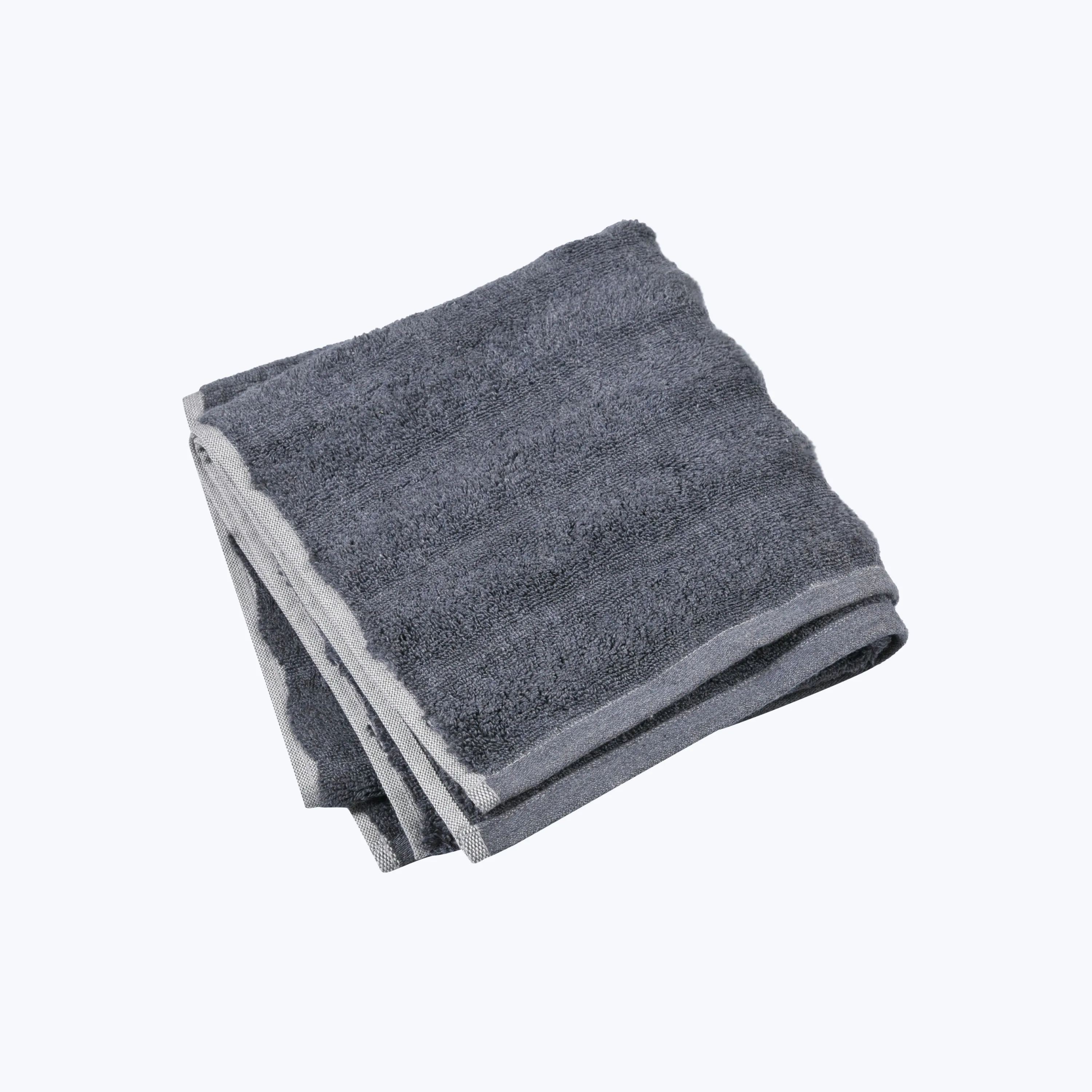 Ash Ribbed Hand Towel