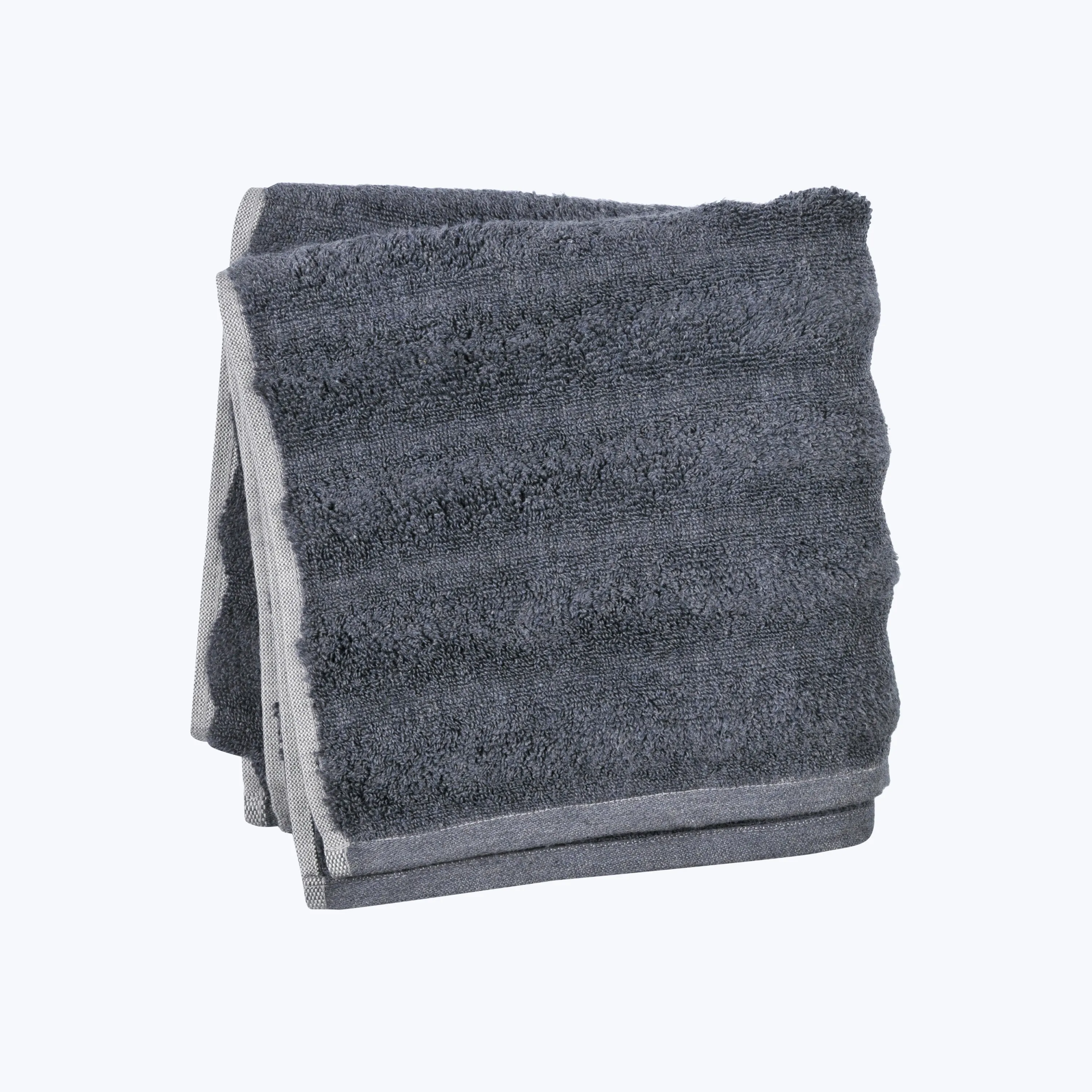 Ash Ribbed Hand Towel