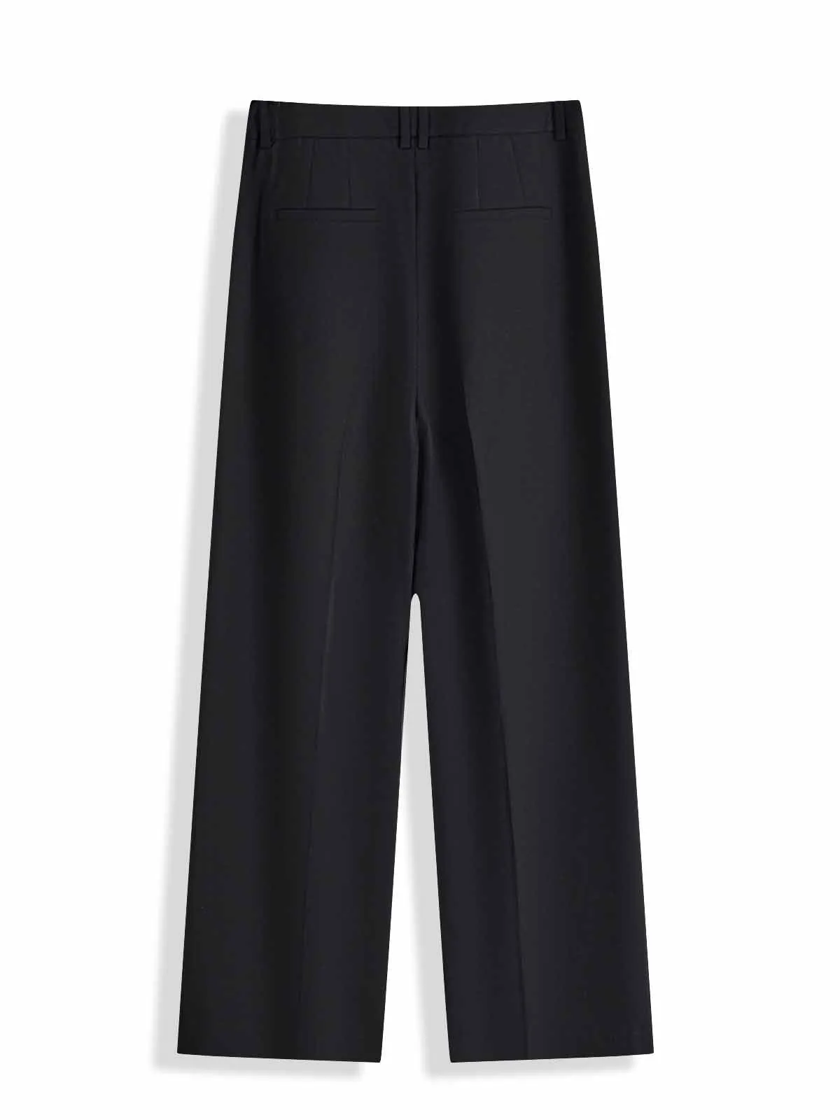 ASOBIO Relaxed Fit Straight-Leg Wool Blend Trousers