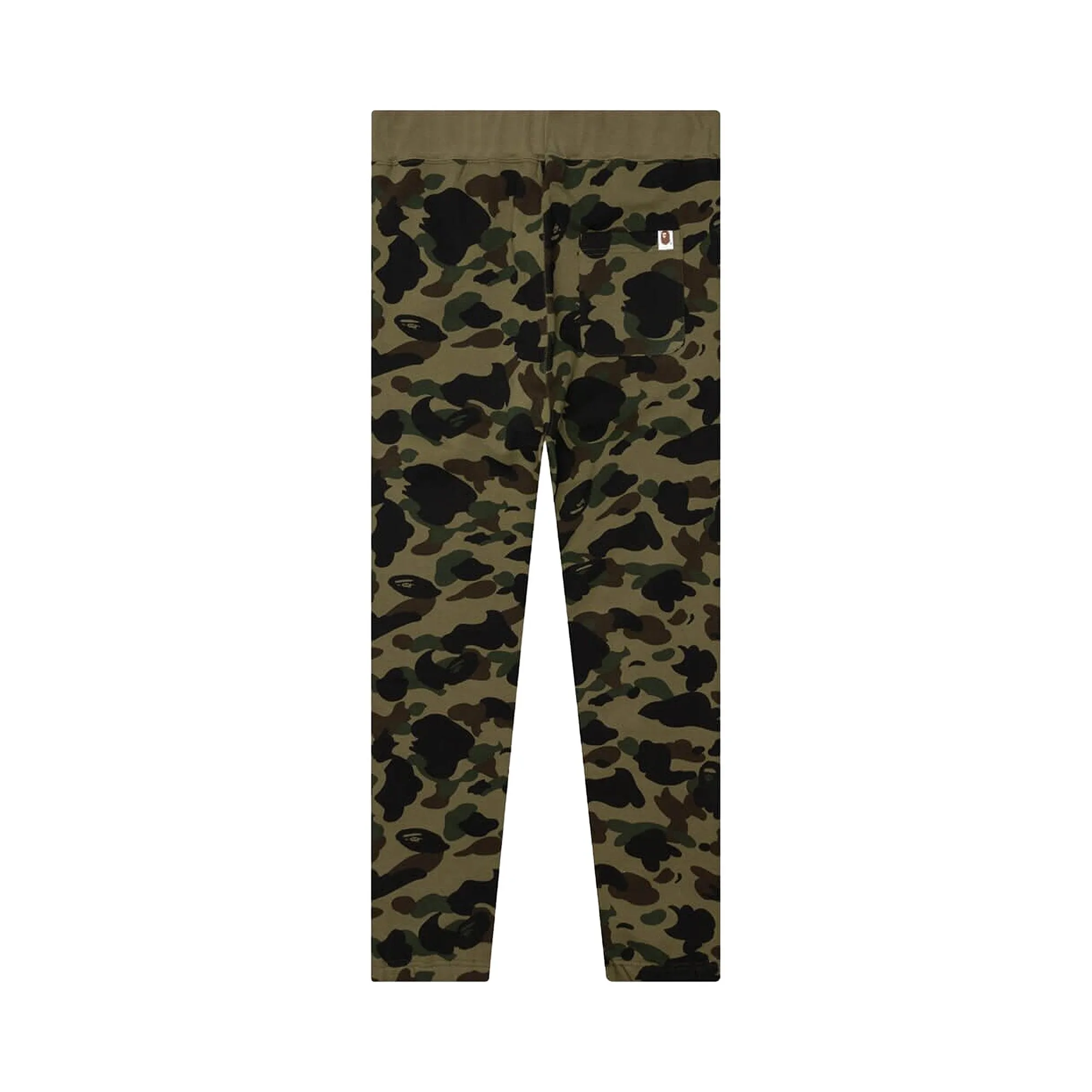 BAPE 1st Camo Wide Leg Sweatpants, Green