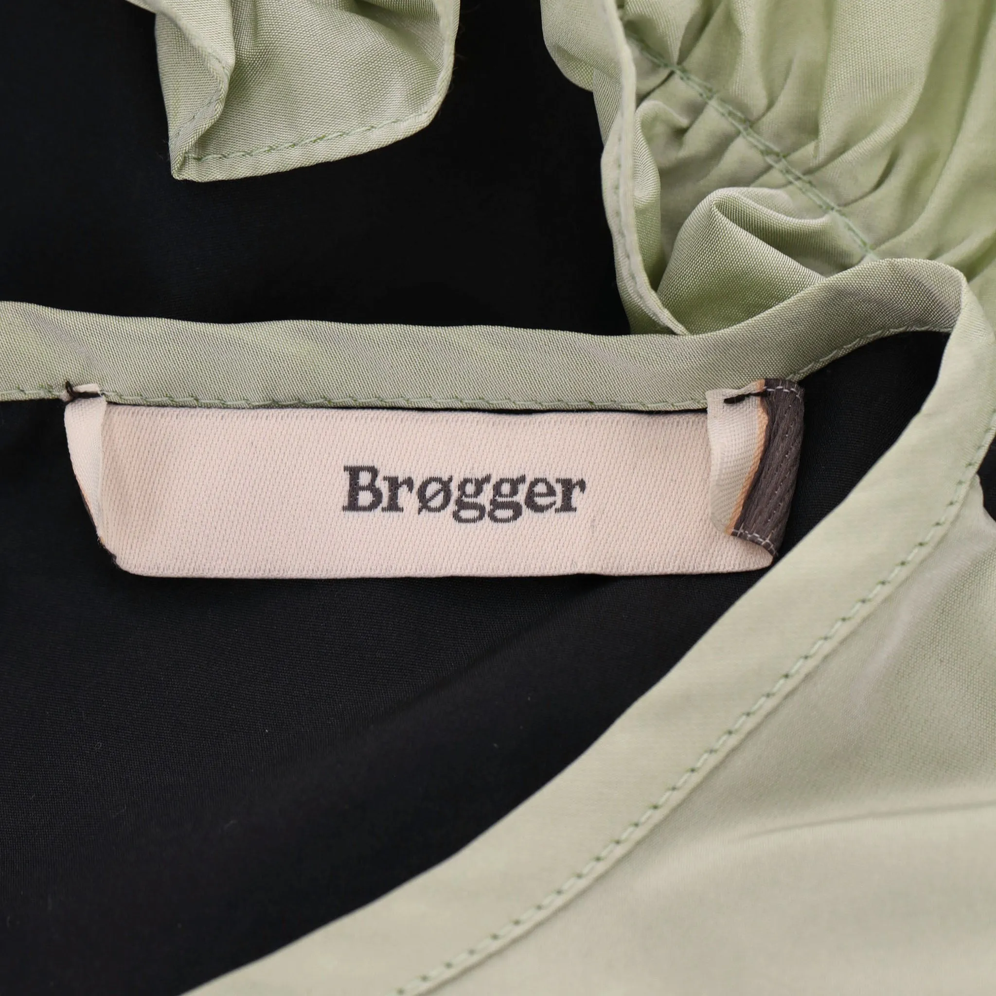 Brogger Frill Trimmed Dress. Size M