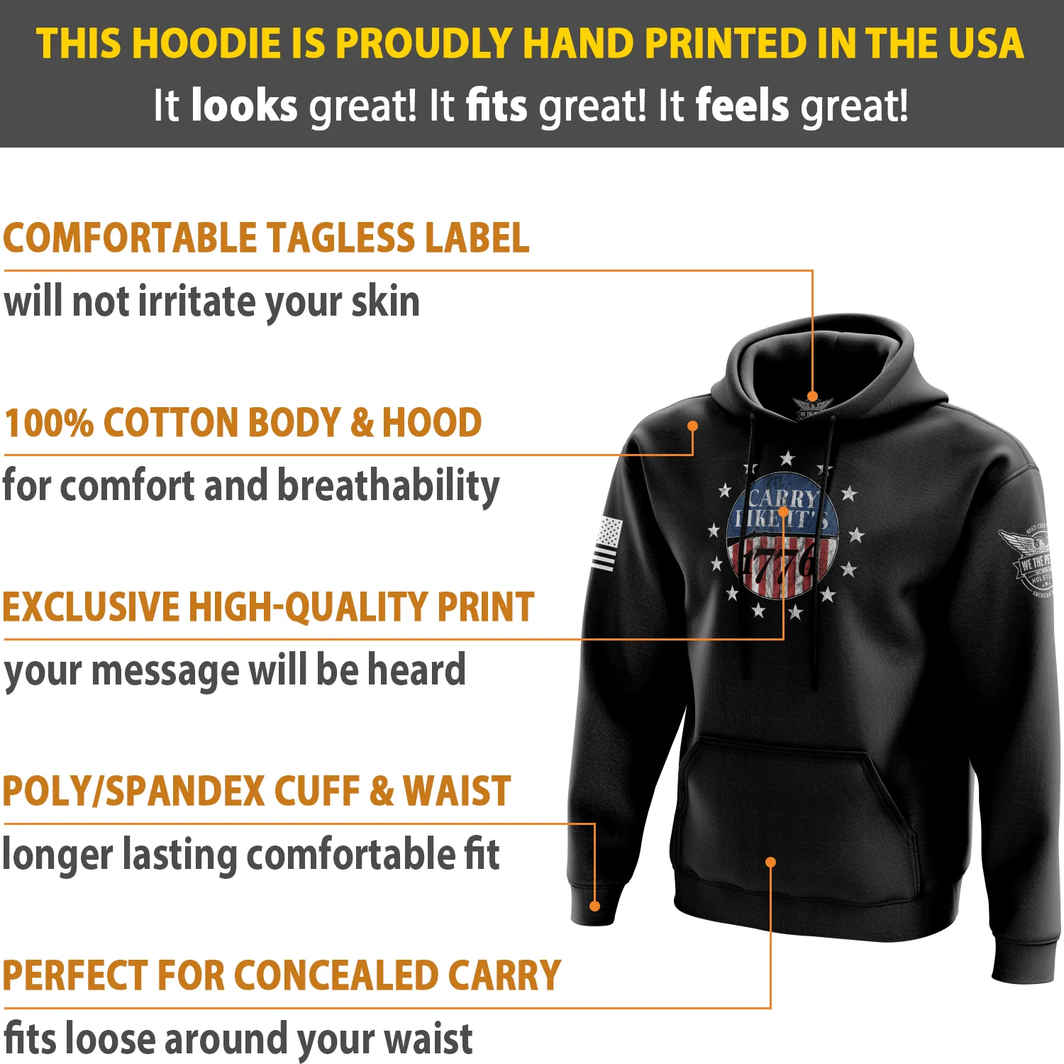 Carry Like It's 1776 Hoodie