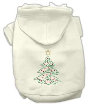 Christmas Tree Hoodie Cream XS (8)