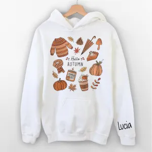 Customized Autum Little Things Shirt, Iprintasty halloween, Retro Fall Shirt, Cute Fall Shirt, Hello Fall Hoodie