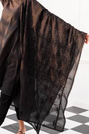 Dastaan Black Dupatta