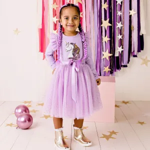 Designer Kidz Unicorn Sequin Tutu Dress