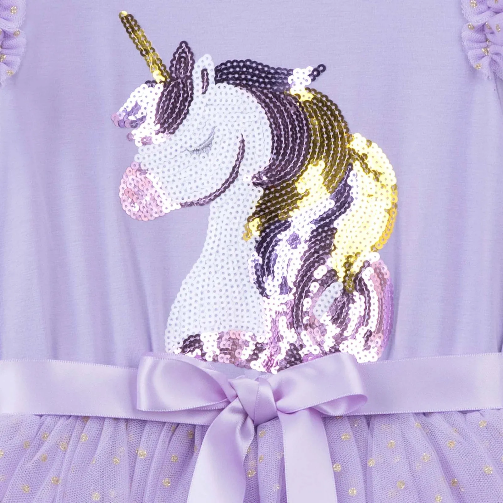 Designer Kidz Unicorn Sequin Tutu Dress