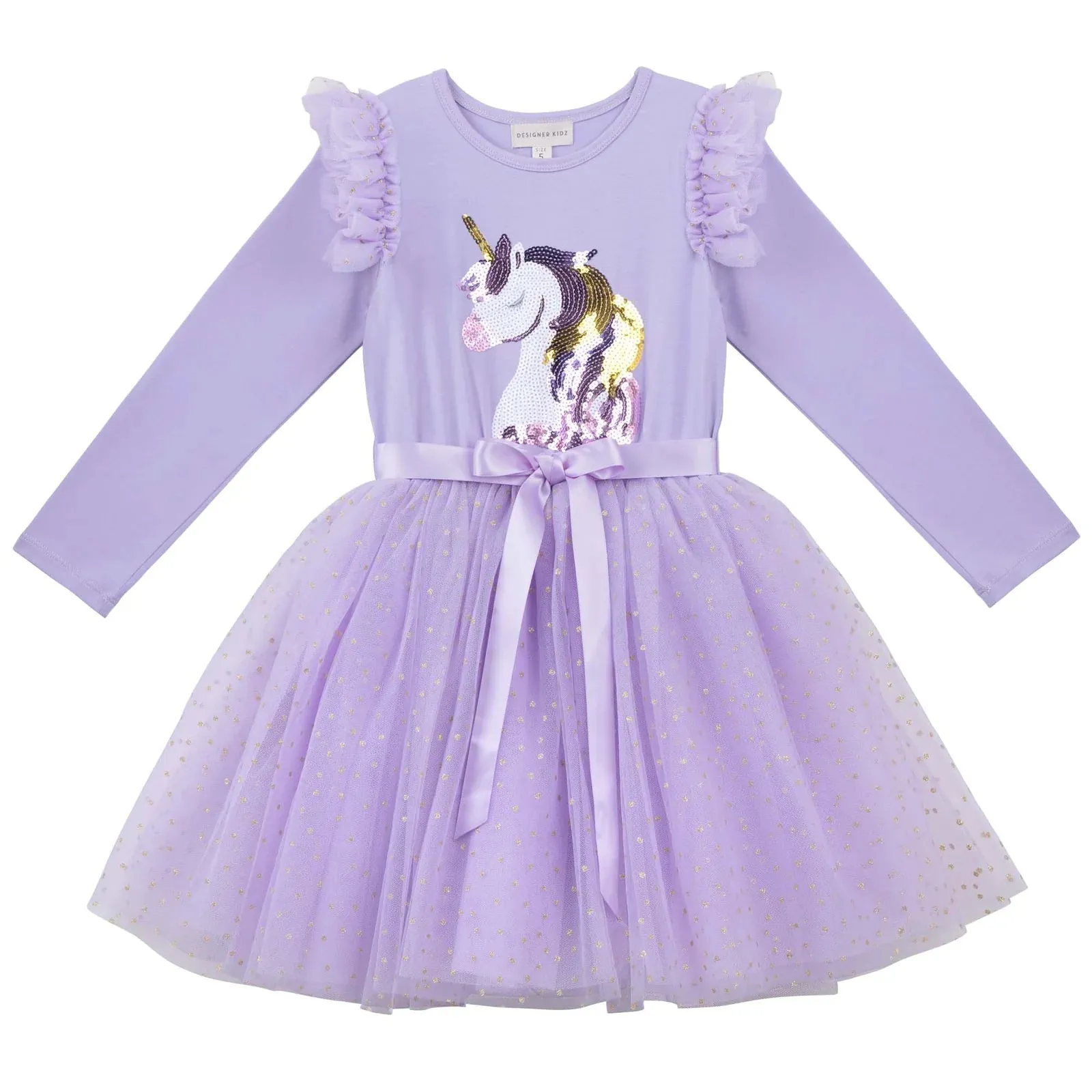 Designer Kidz Unicorn Sequin Tutu Dress