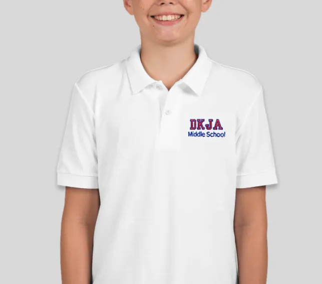 DKJA Unisex Pique Polo MIDDLE