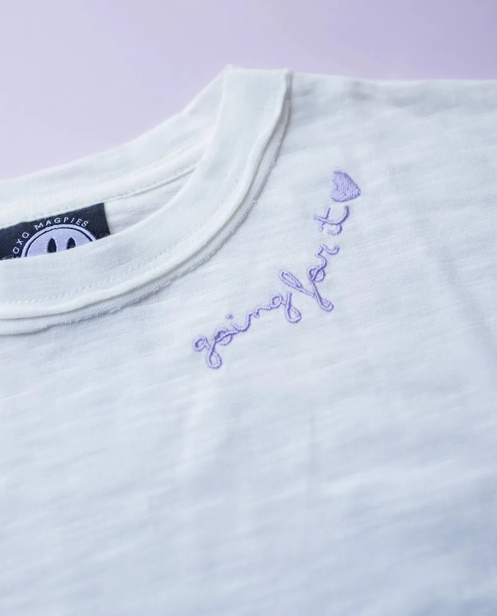 Embroidered Boxy T | Going for It