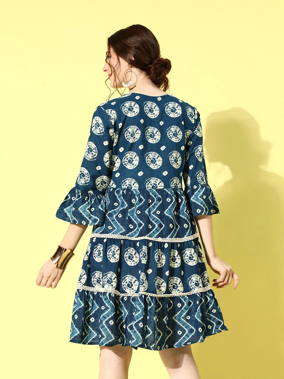 Ethnic A-Line Dress