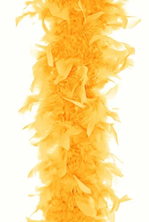 Feather Boa Neon Yellow 180cm