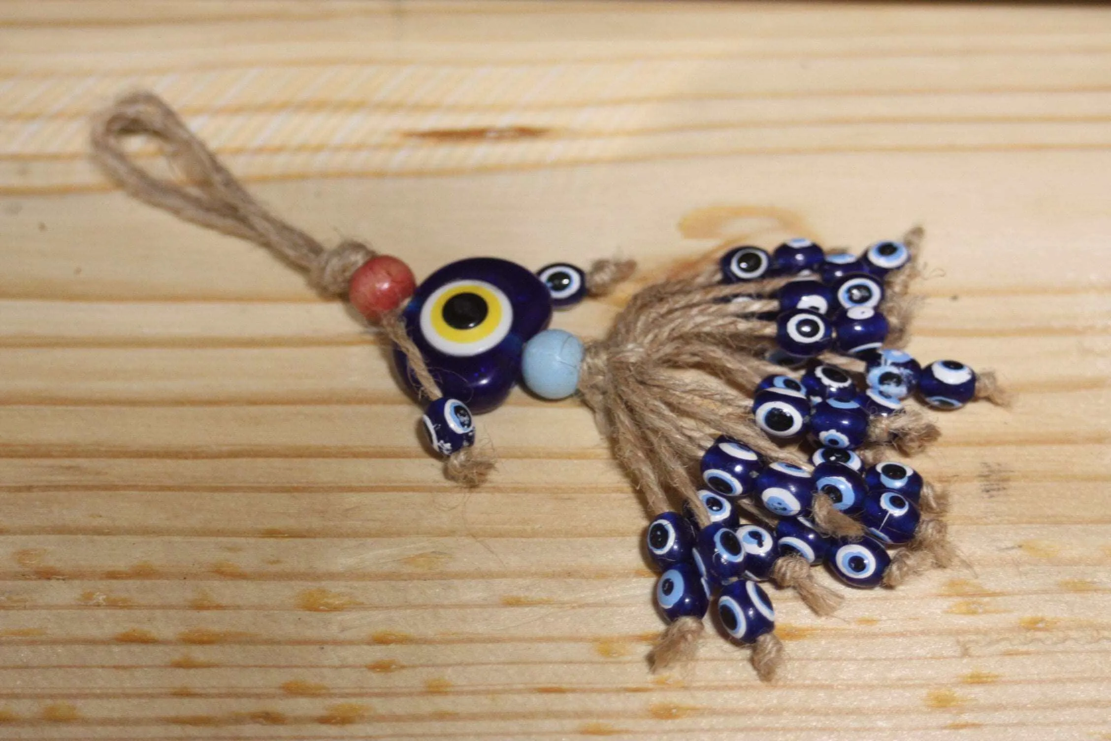 Handwoven Turkish EVIL EYE