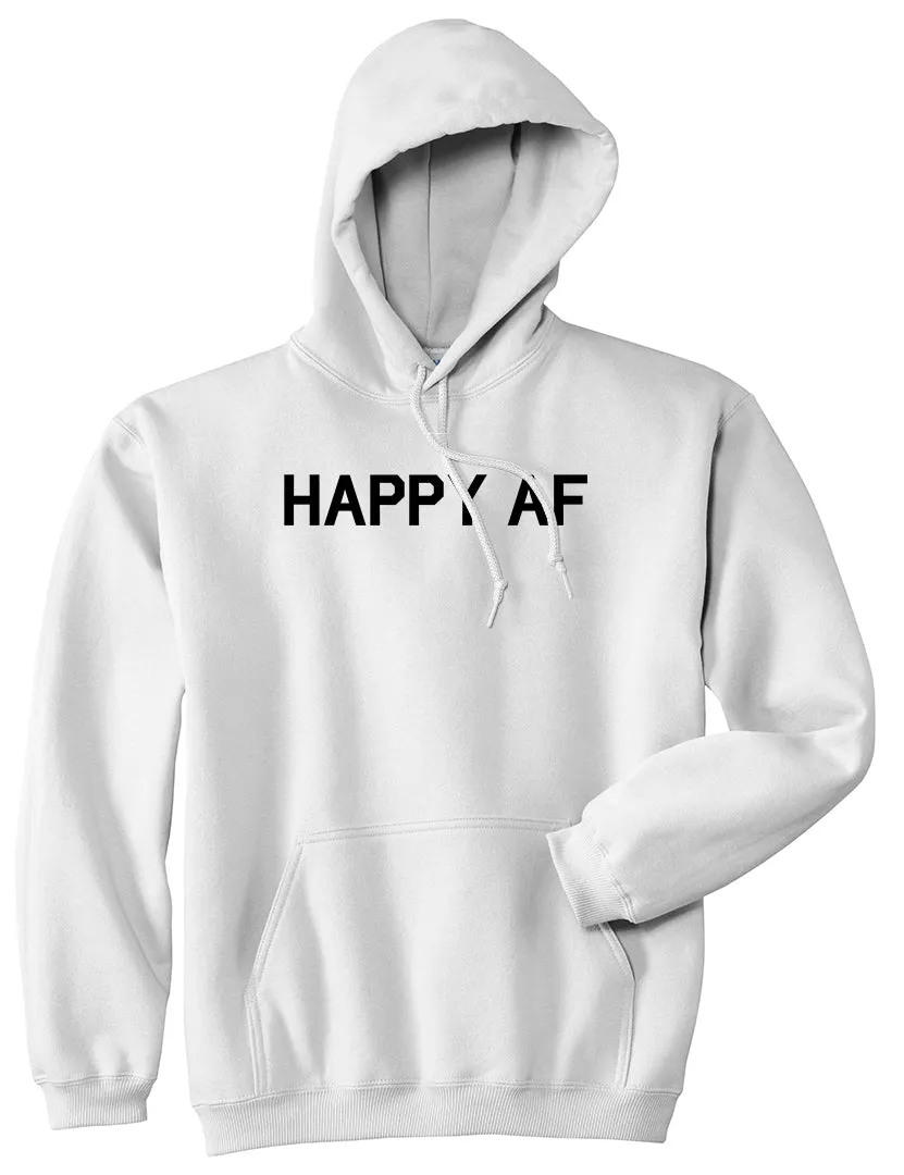 Happy AF Mens Pullover Hoodie