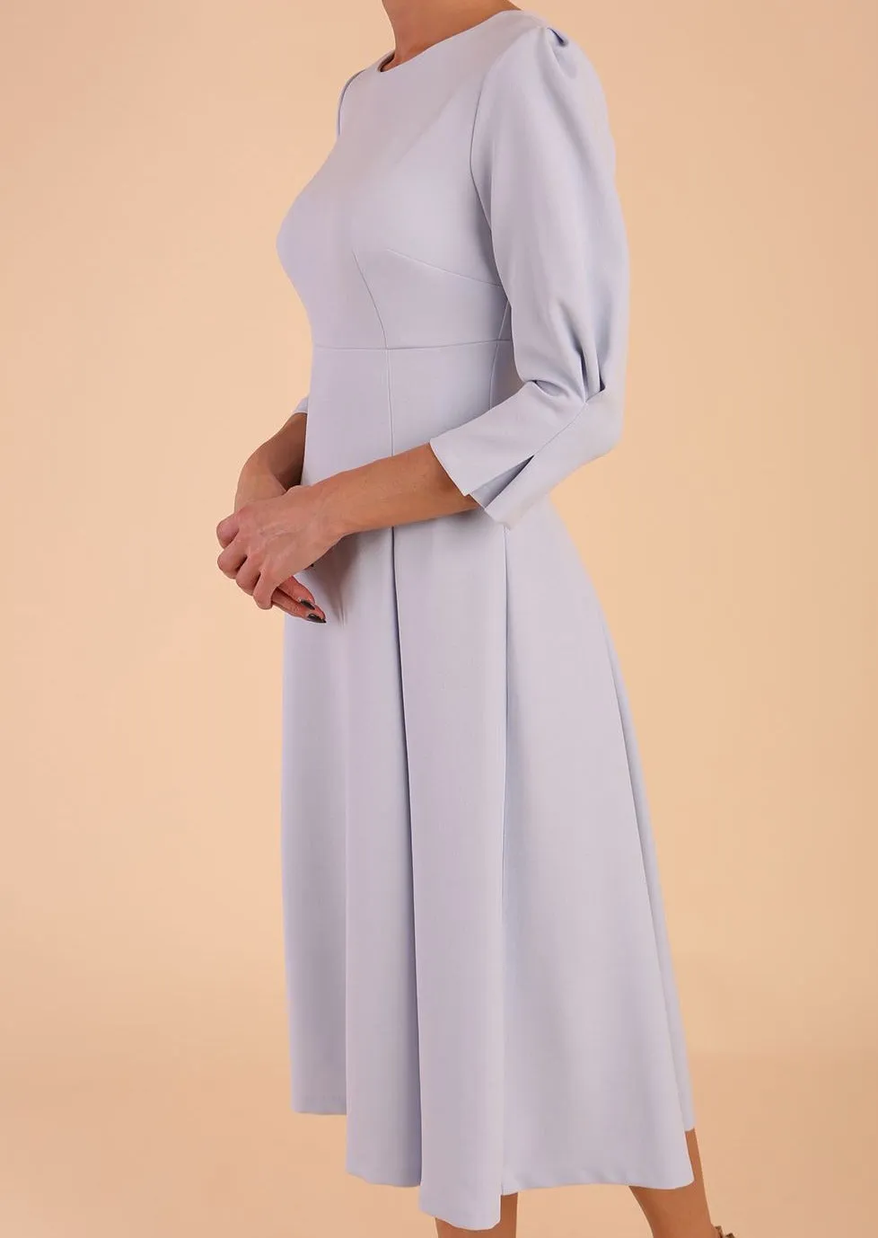 Harpsden Sleeved A-line Dress