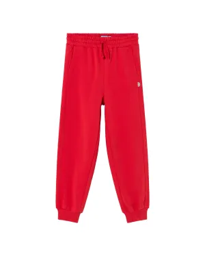 Kids' Peach Jogger Pants Red