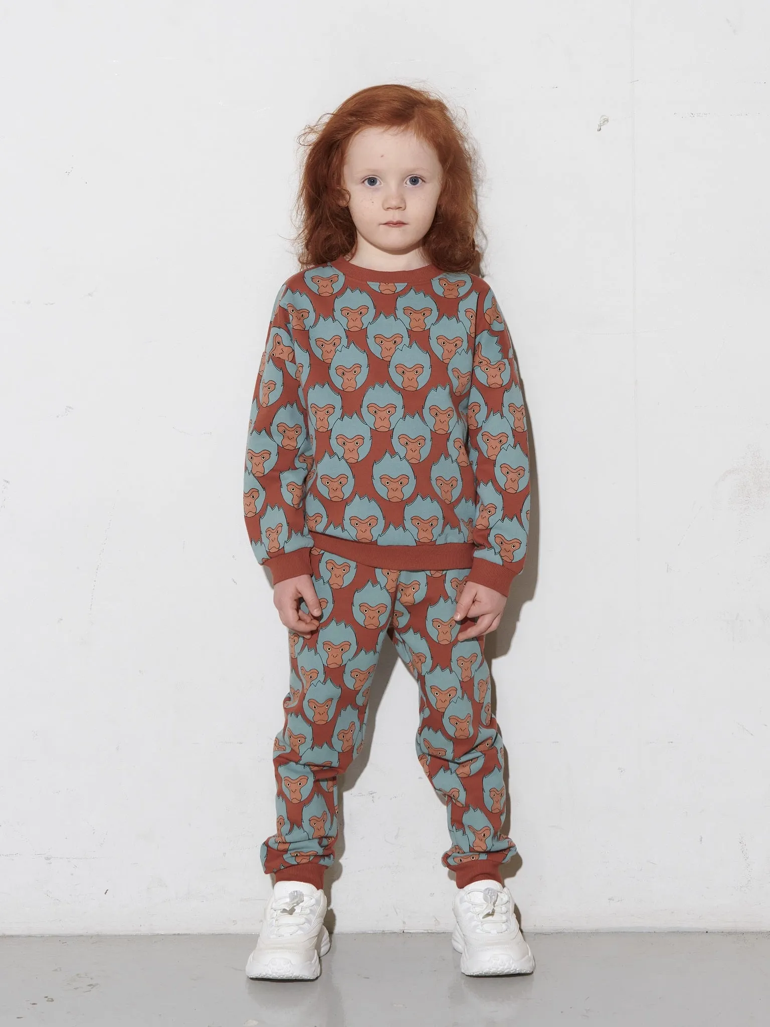 Kids' Snow Monkey Sweatpants Brown