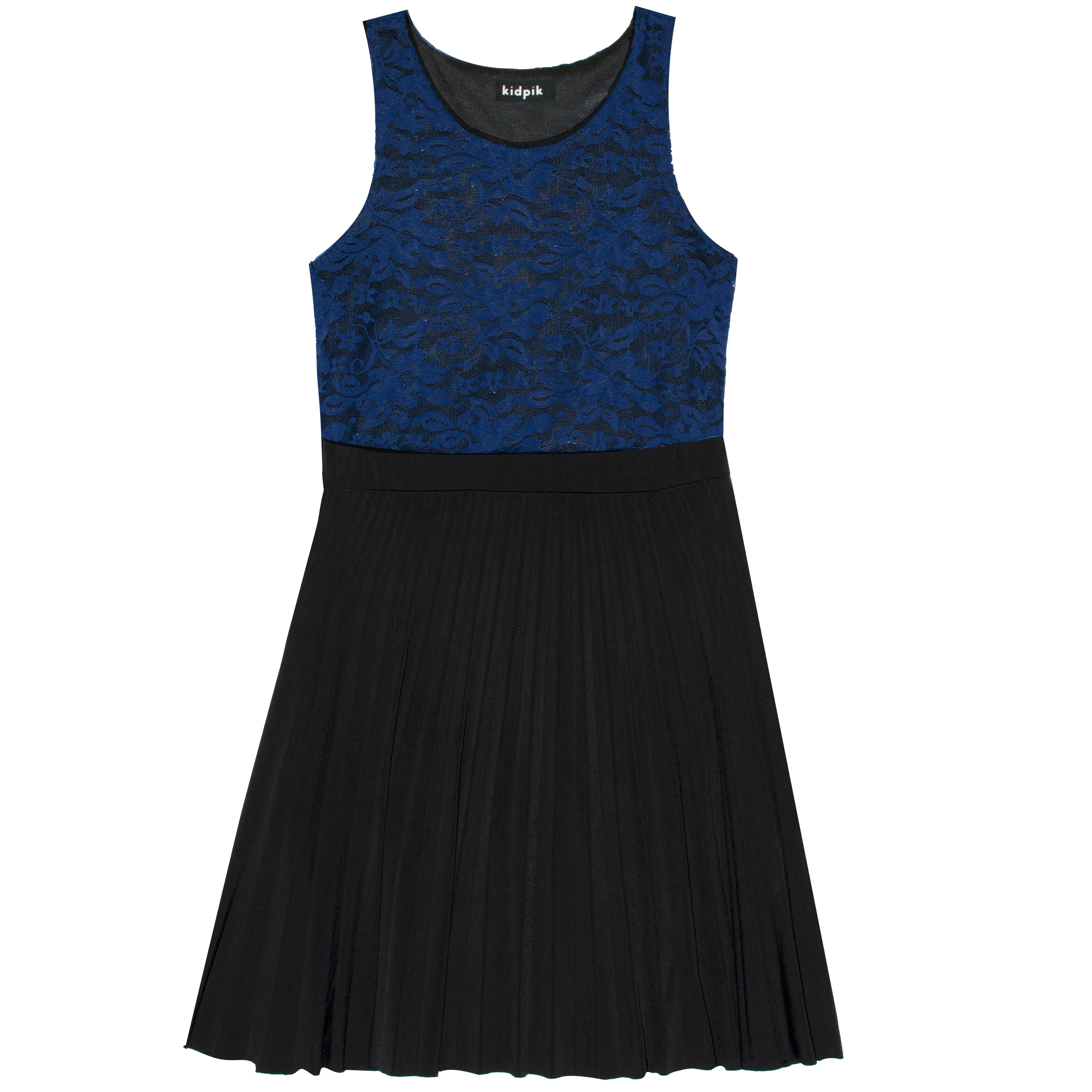 Lace Pleated Dress