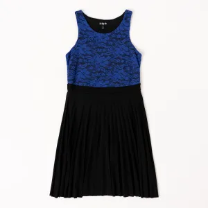 Lace Pleated Dress