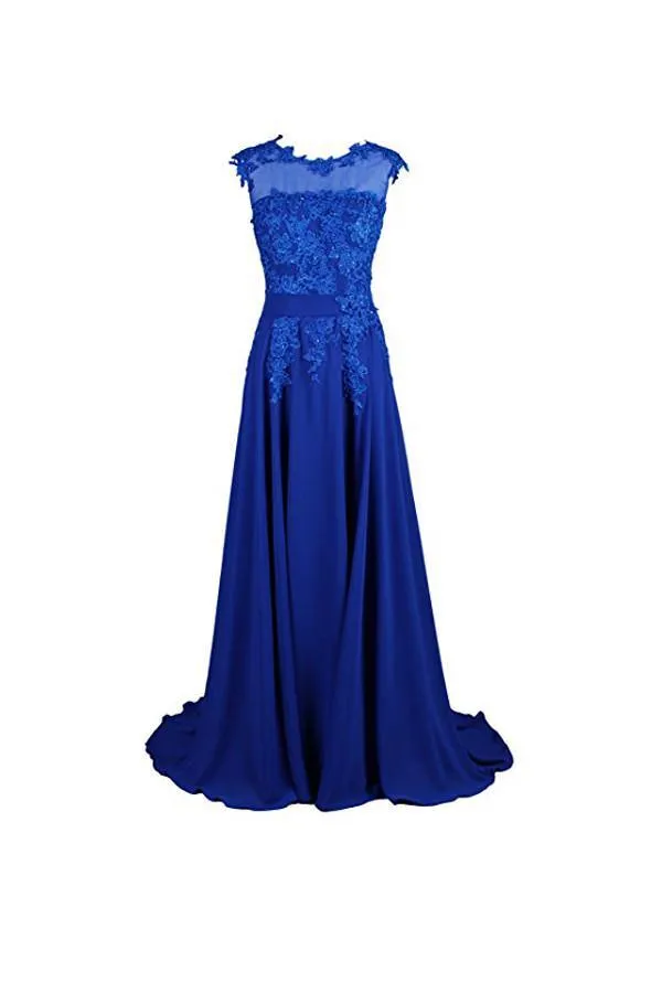 Long Bridesmaid Dress Chiffon Prom Dress Homecoming Evening Gowns BD022