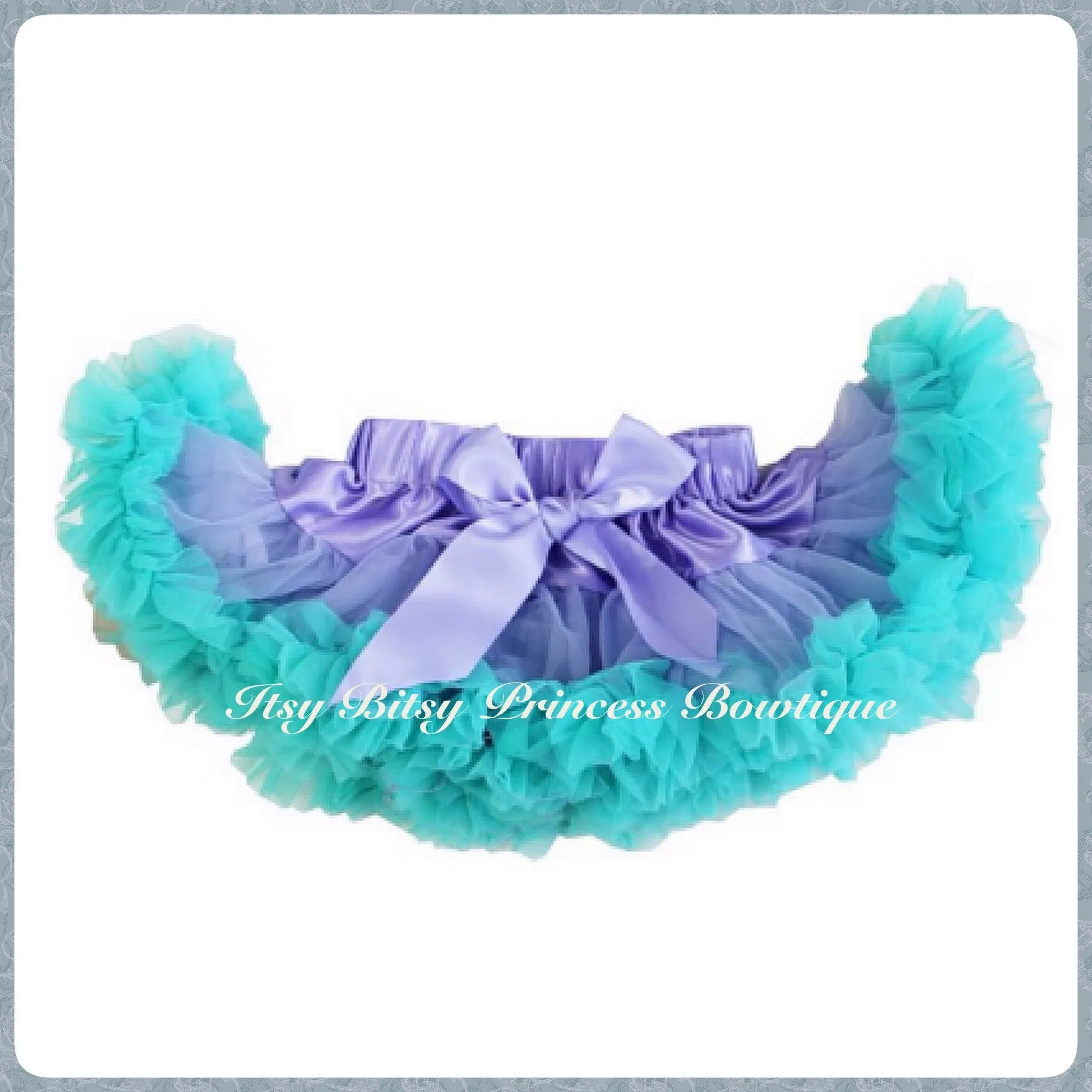 Lucite Green and Violet Baby Pettiskirt