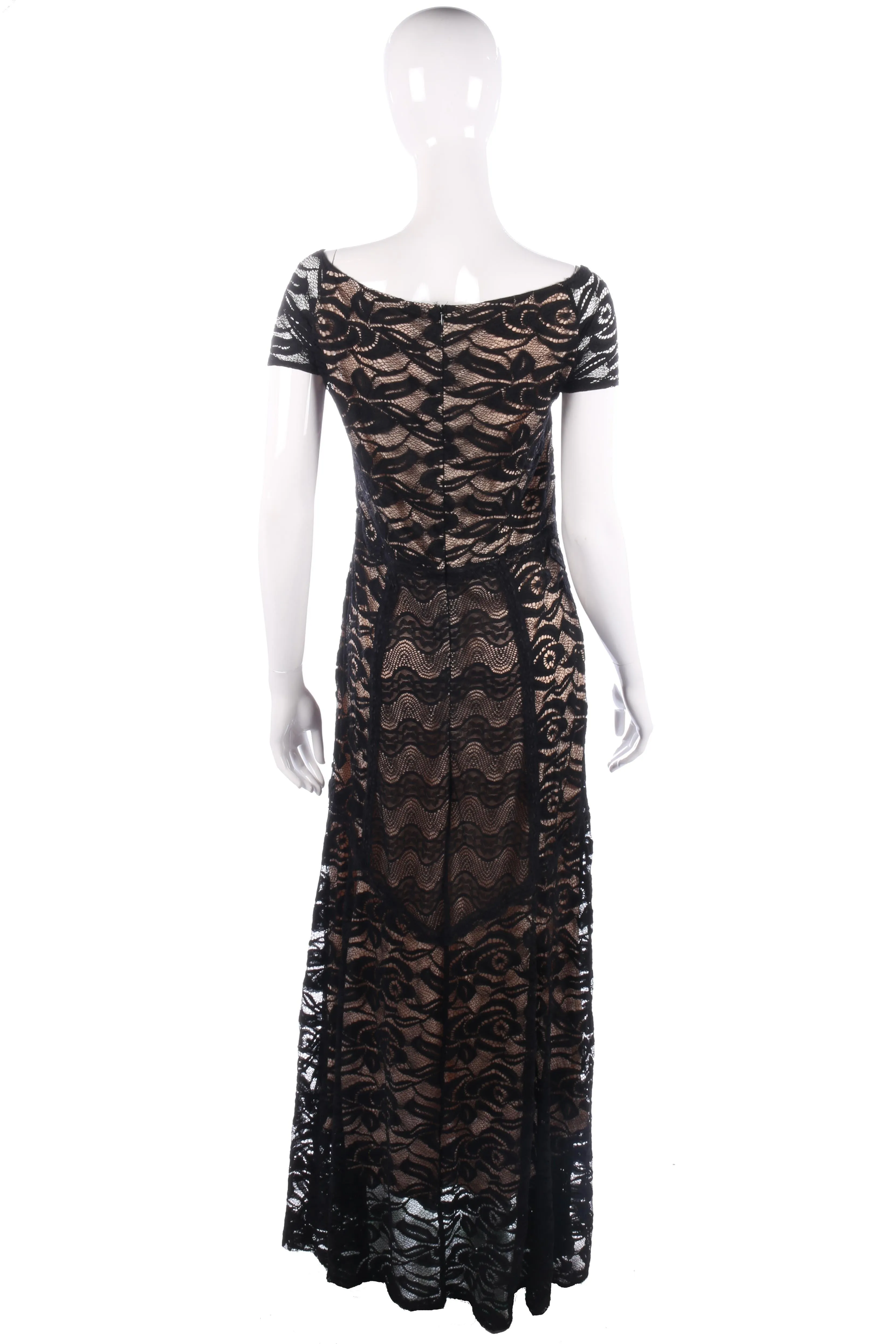 Miusol black lace evening dress size XL