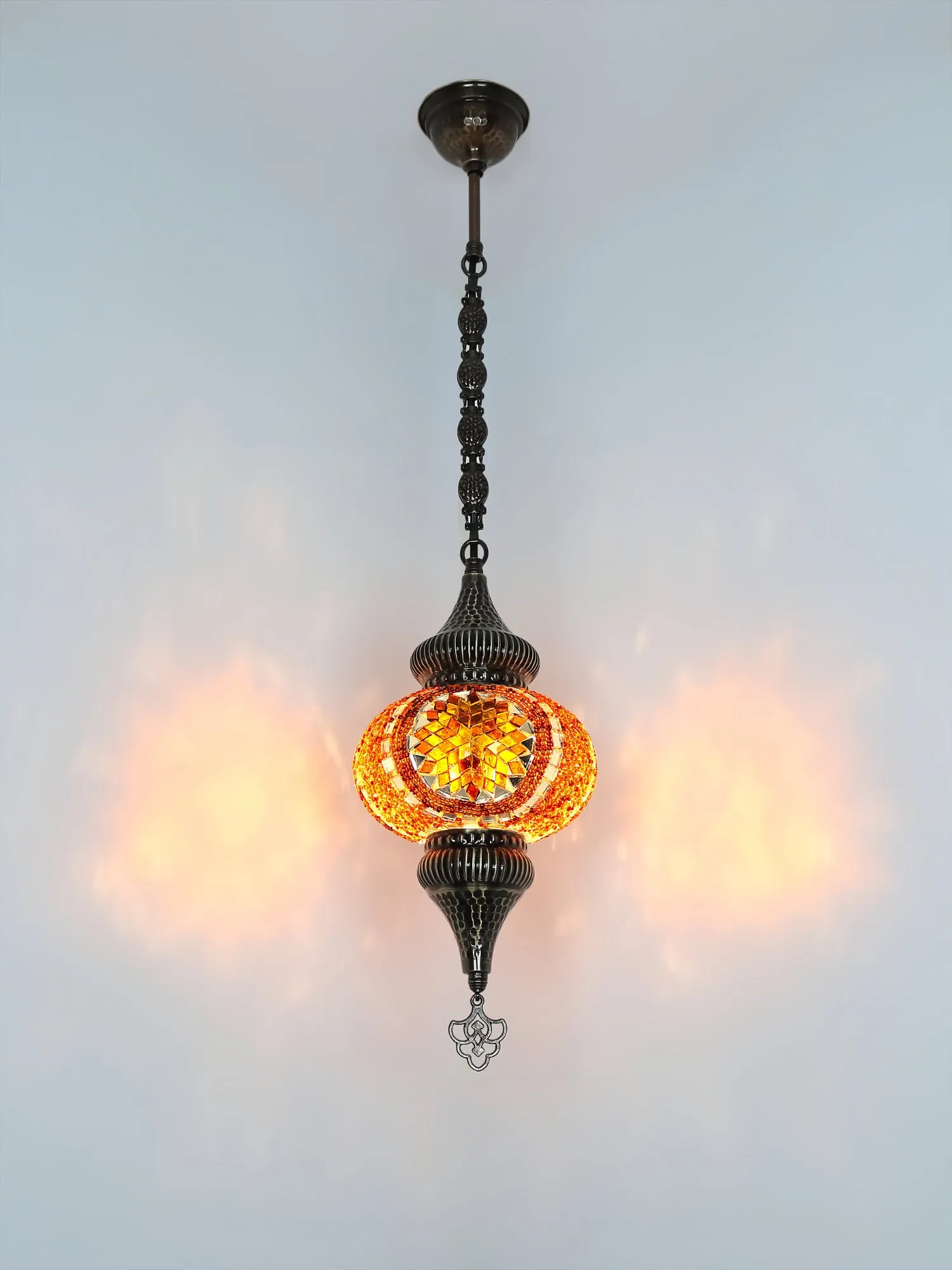 Mosaic Hanging Lamp Turkish Design Colorful Color