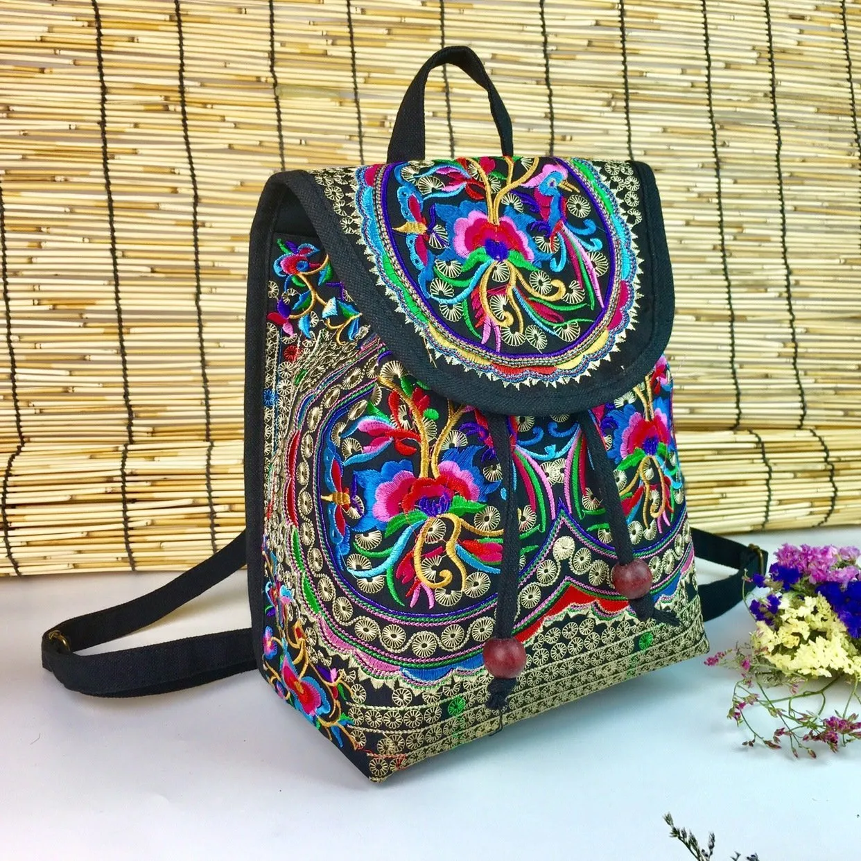 National Exquisite Embroidered Mini Shoulder Bag