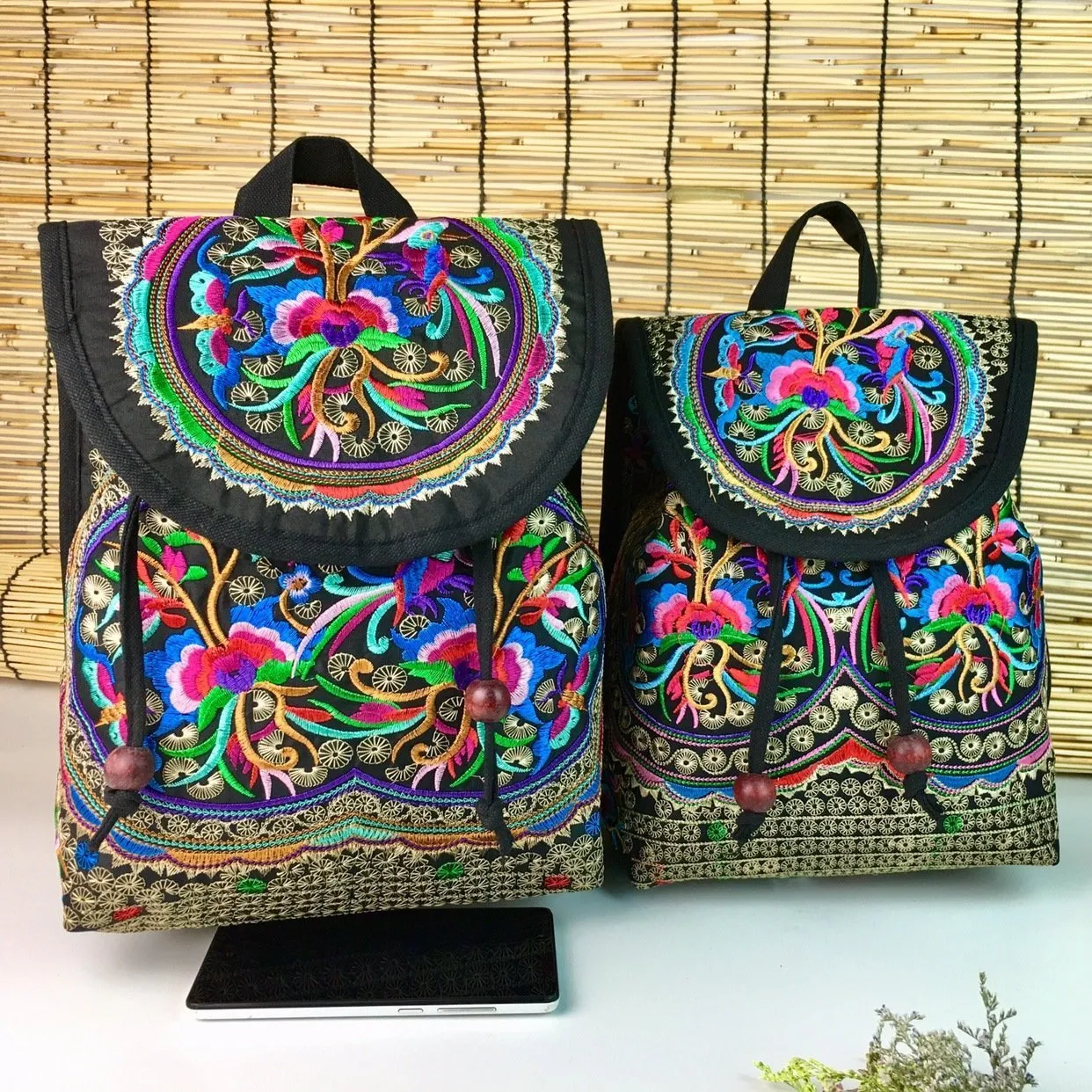 National Exquisite Embroidered Mini Shoulder Bag