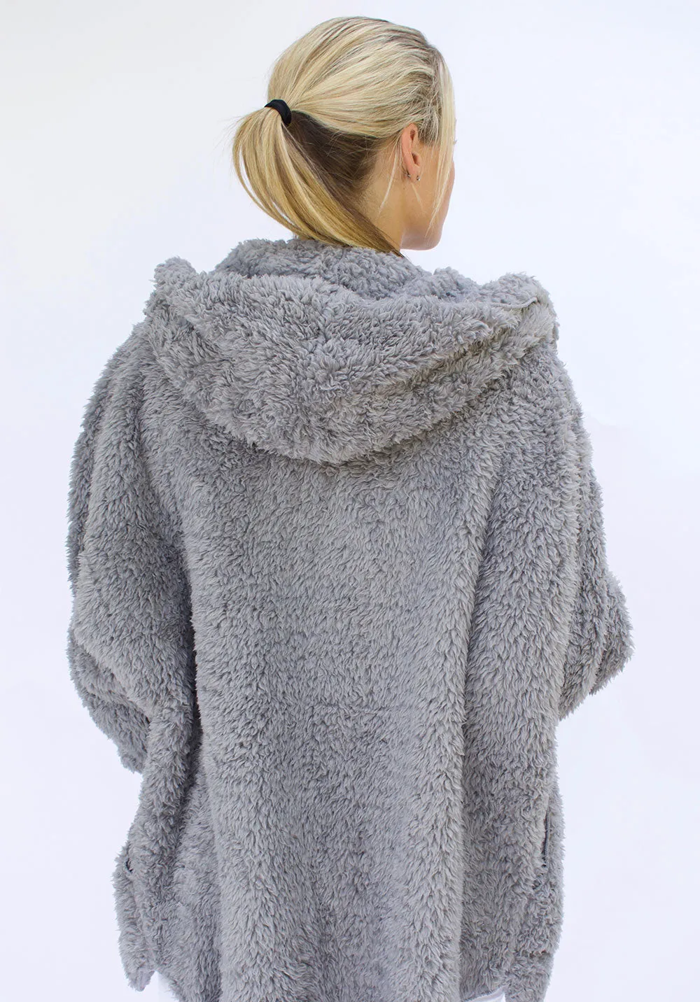 Nordic Beach Body Wrap - GREY KITTEN