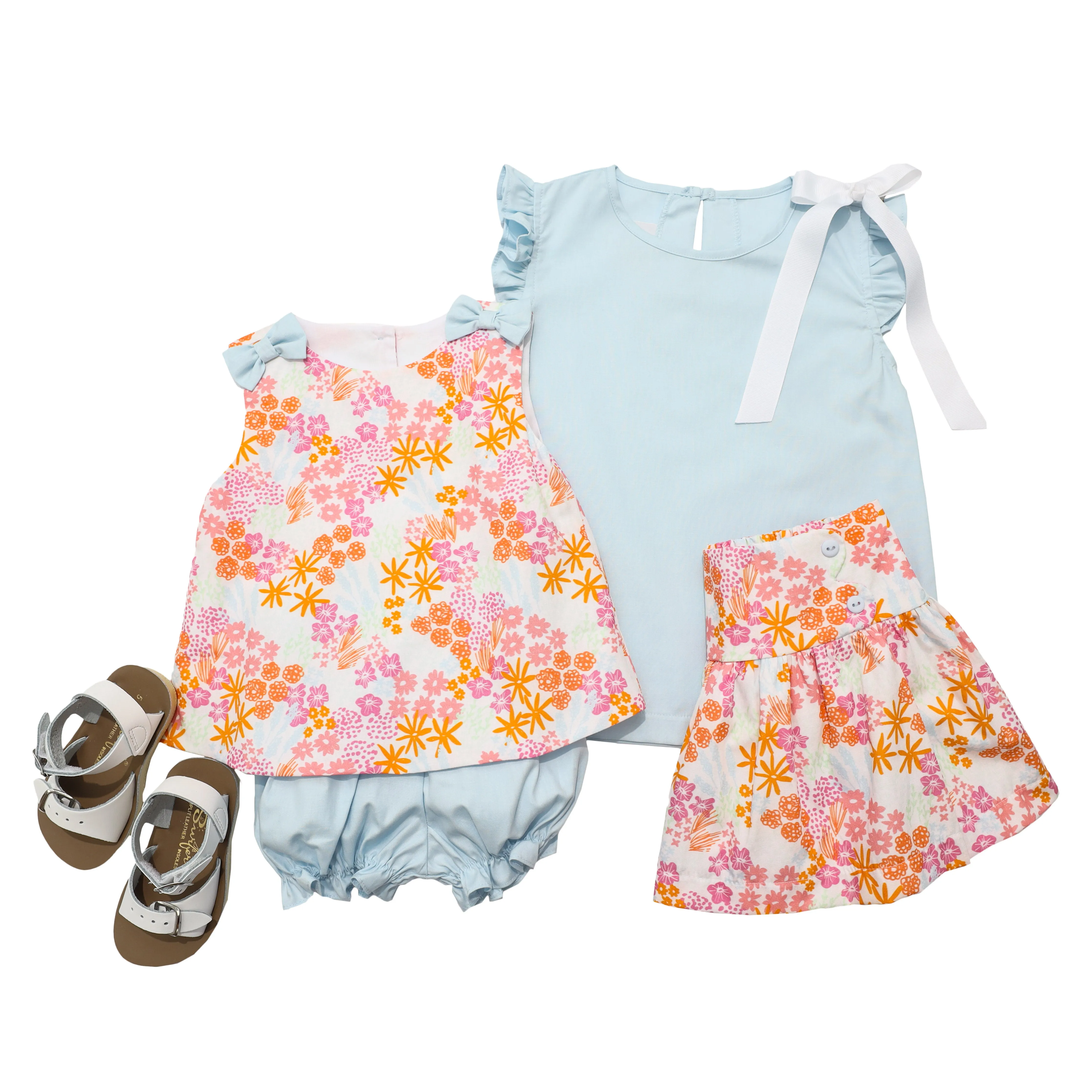 Penelope Skirt Set - Sea Floral