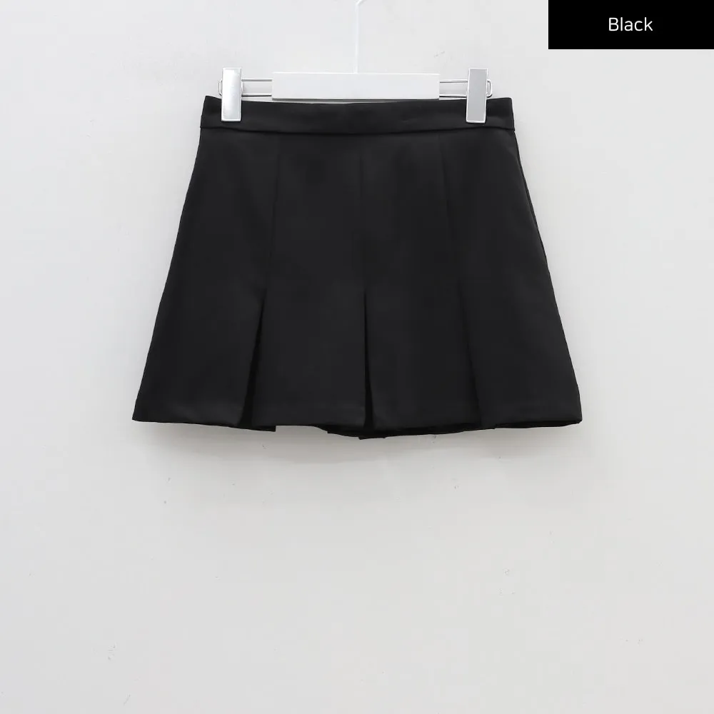 Pleated Mini Skirt CA13