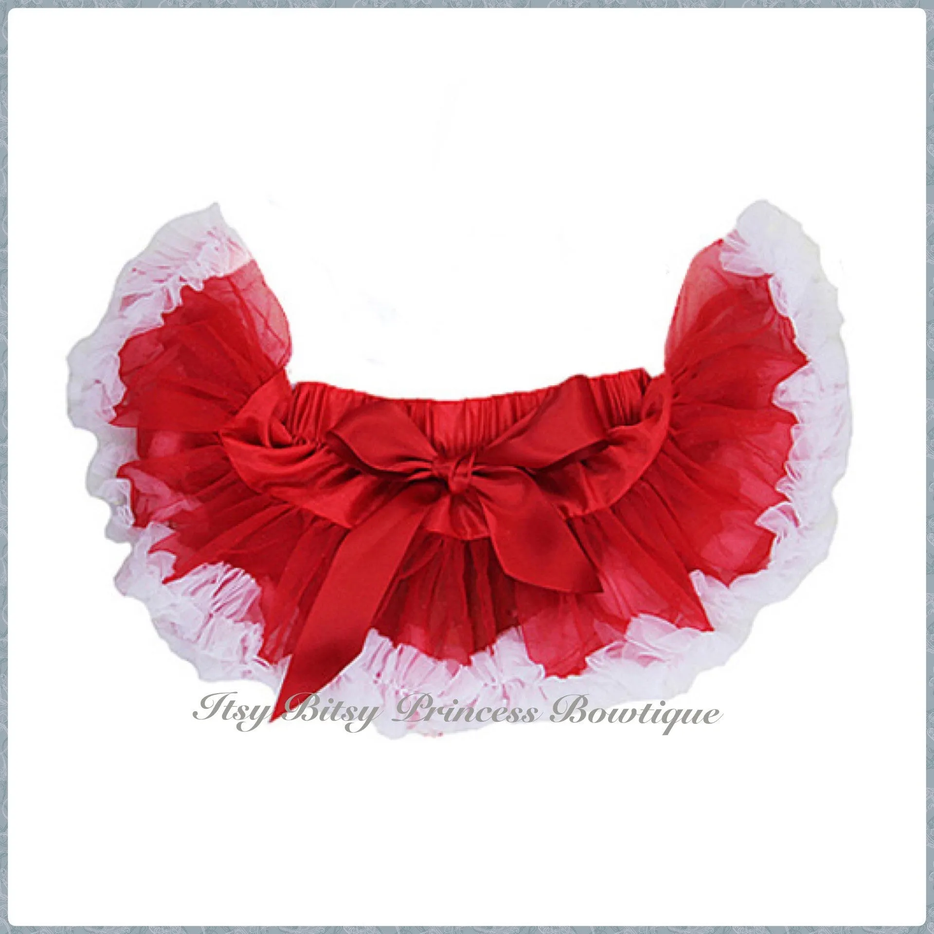 Red and White Baby Pettiskirt