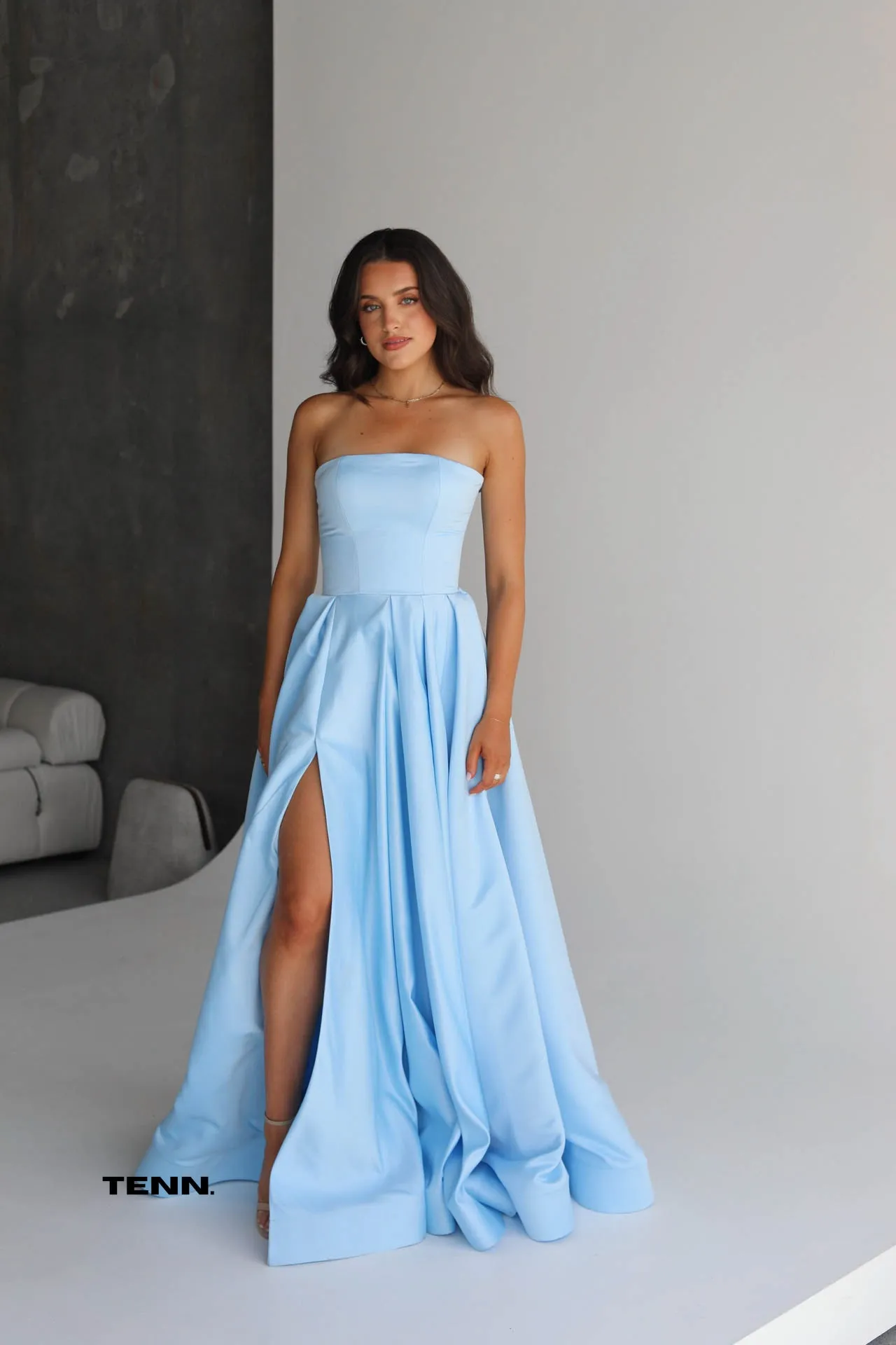 Rosa Gown - Light Blue