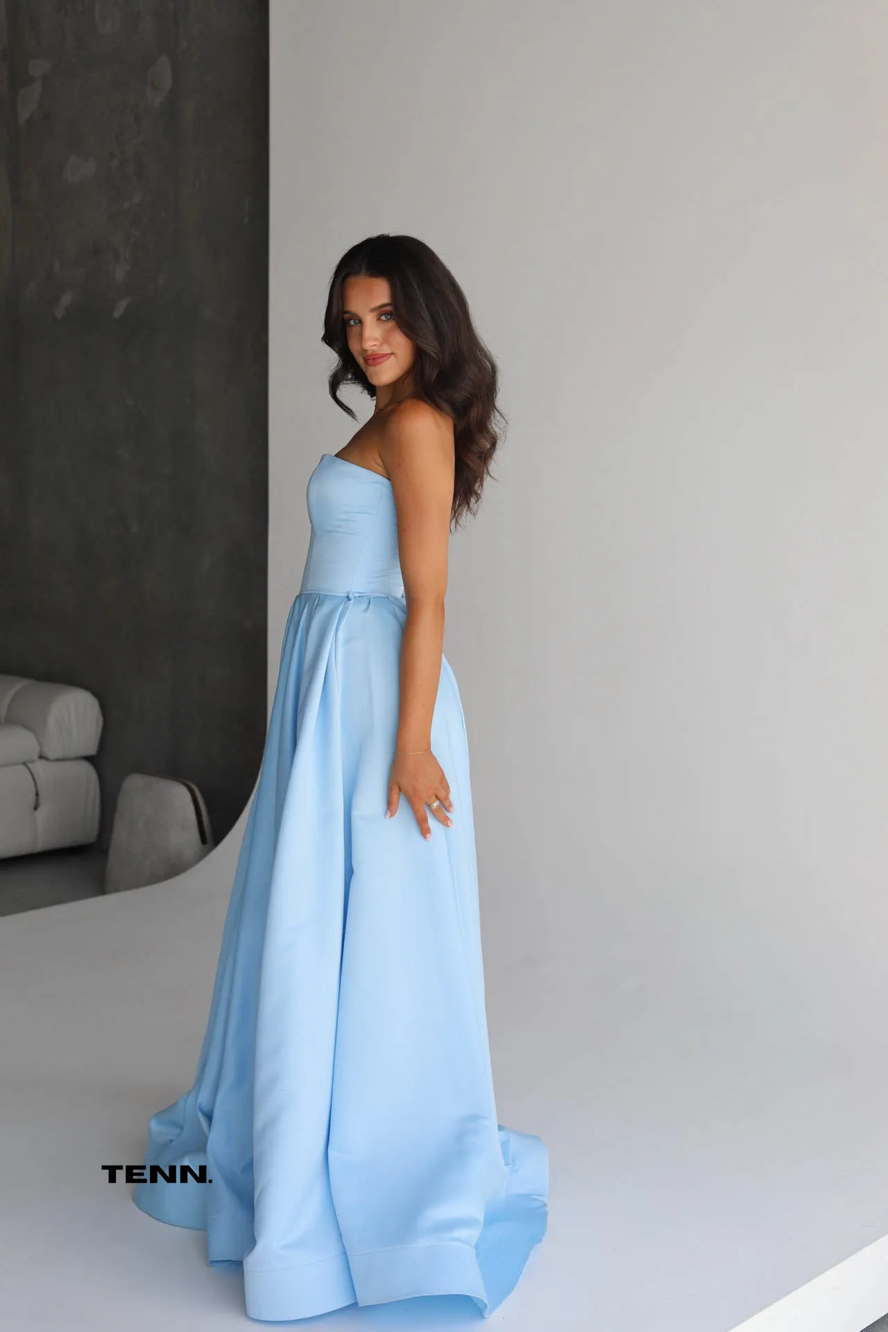 Rosa Gown - Light Blue