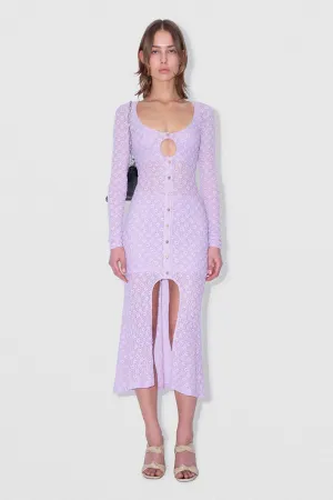 Rubi Dress Lilac Floral Lace