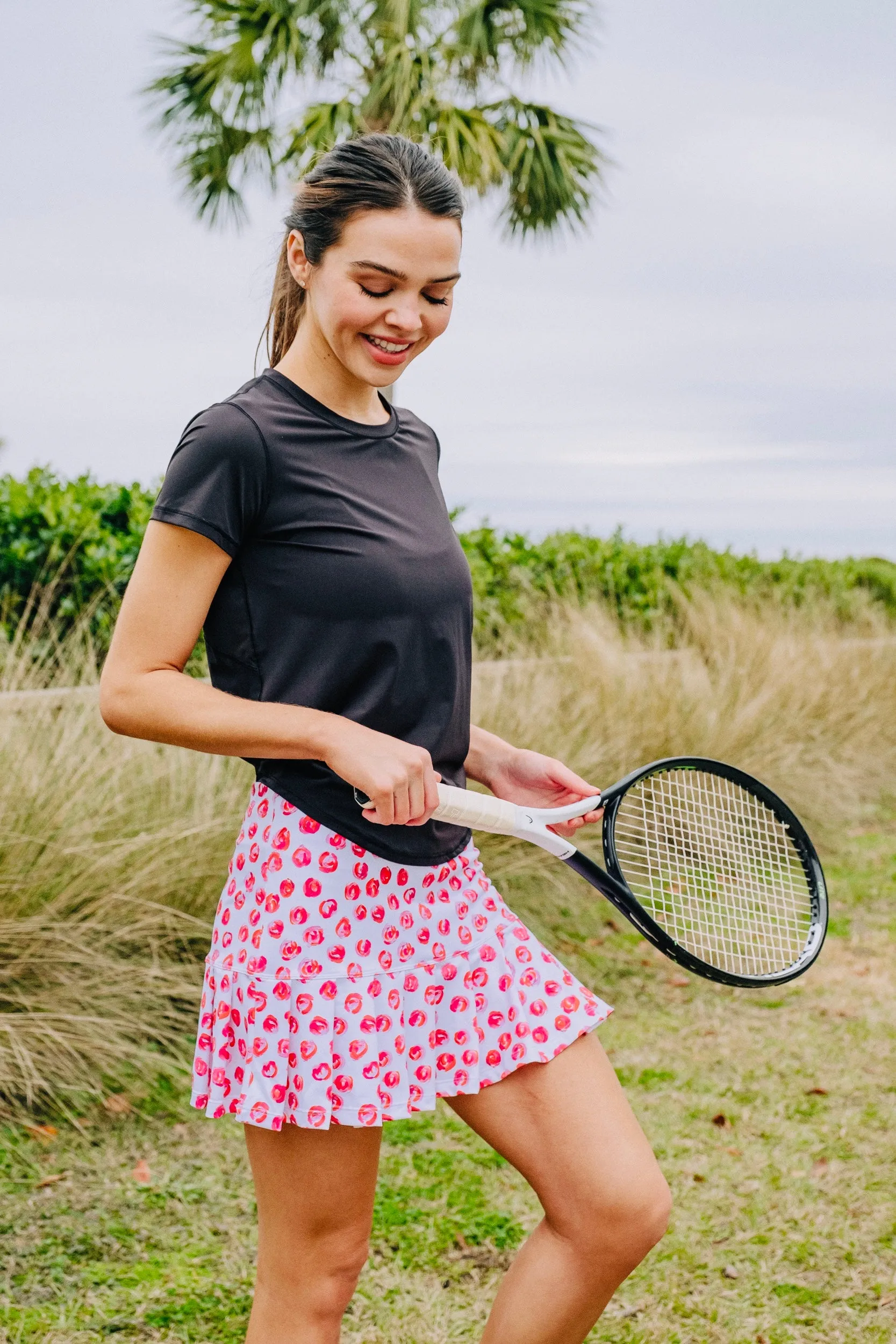 Short Sleeved Tie Back Top