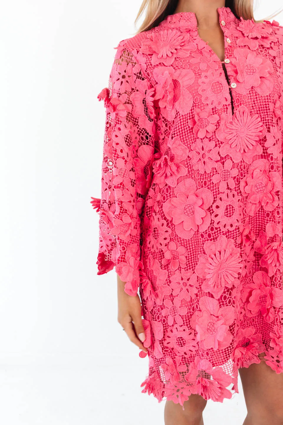 The Seraphina Dress - Hot Pink