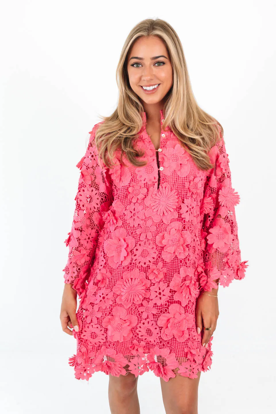 The Seraphina Dress - Hot Pink