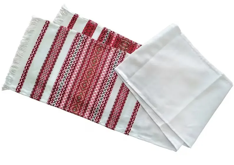 Ukrainian embroidered wedding towel