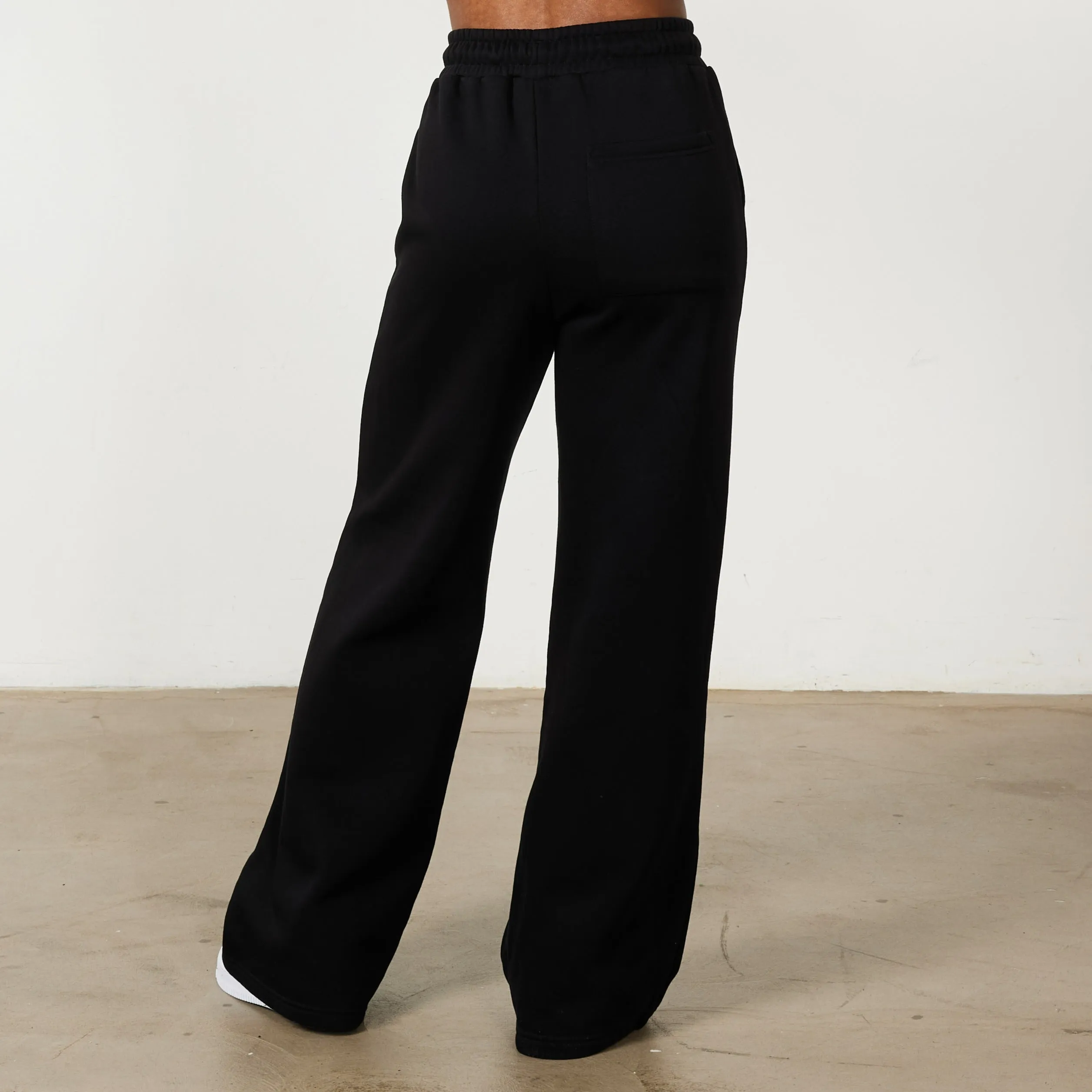 Vanquish Jet Black Rejuvenate Wide Leg Oversized Sweatpants