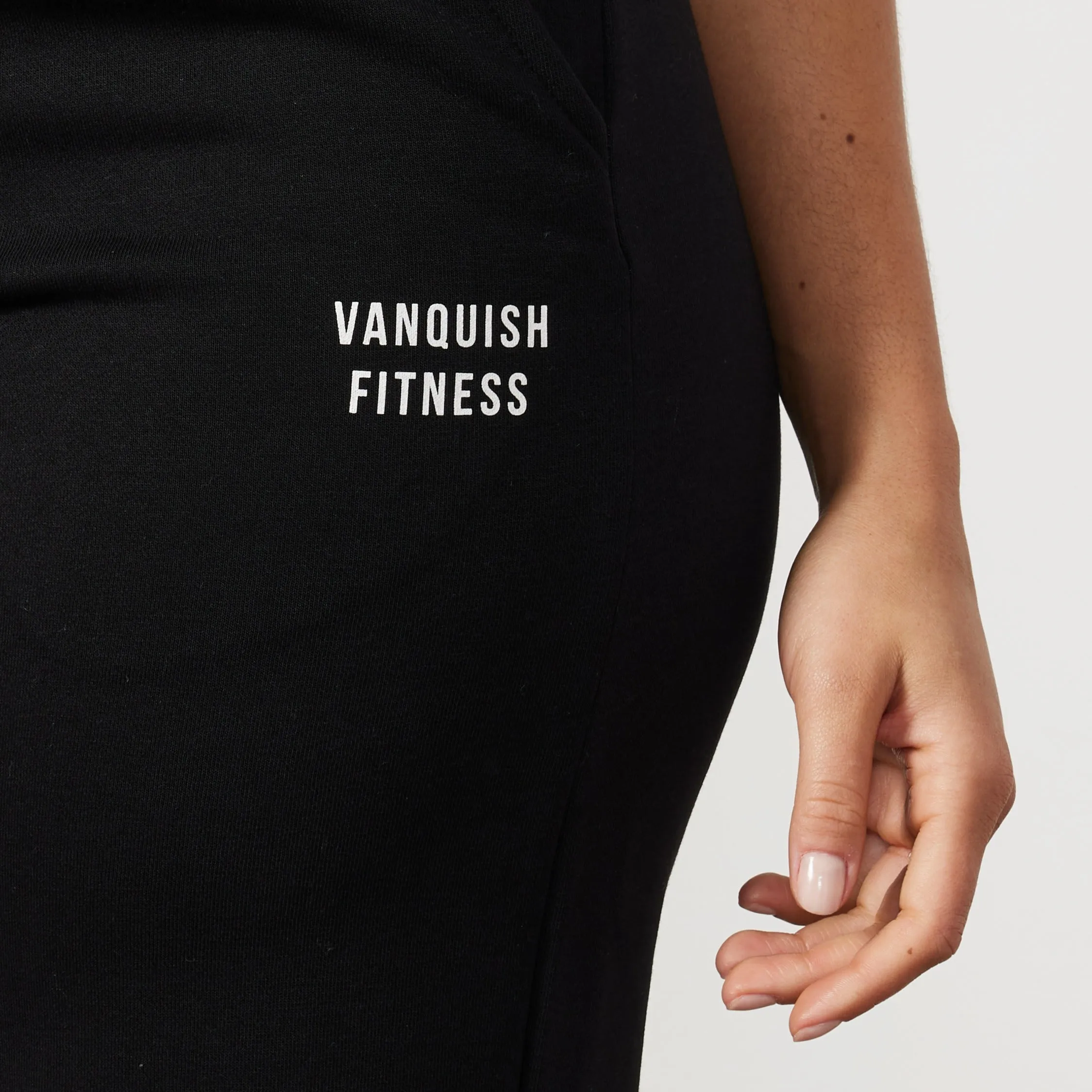 Vanquish Jet Black Rejuvenate Wide Leg Oversized Sweatpants