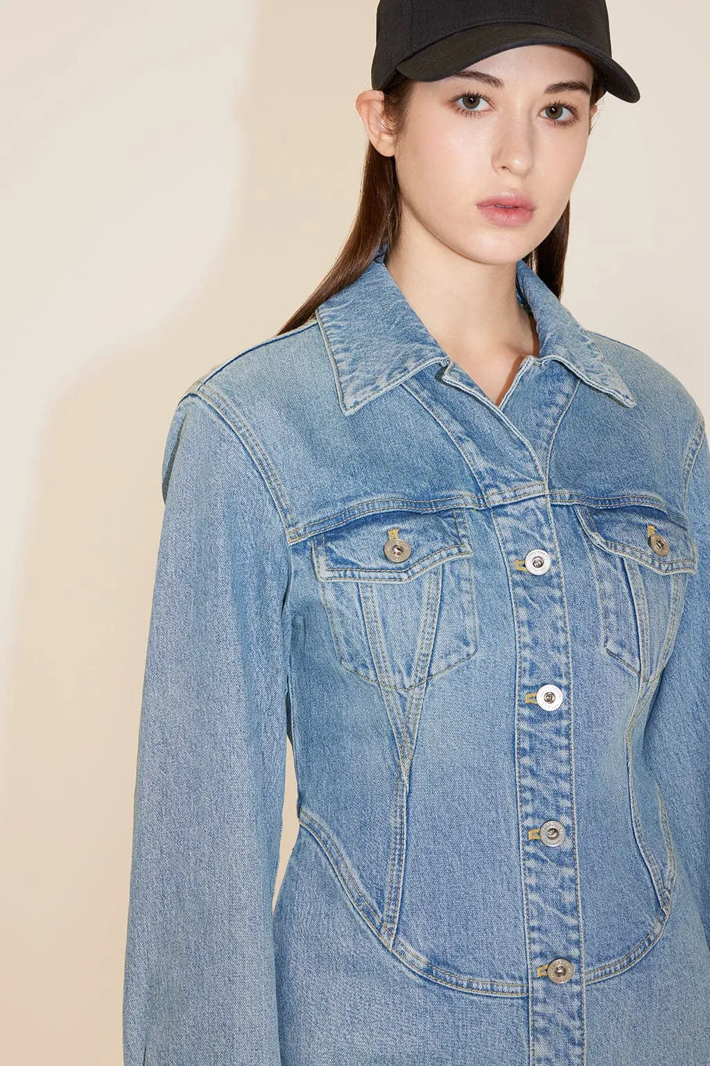 Vintage A-Line Denim Dress