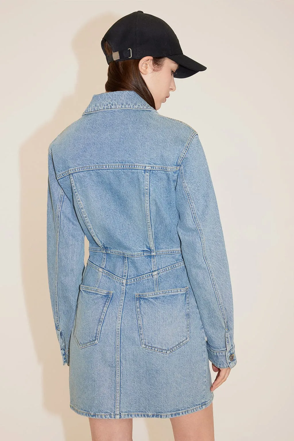 Vintage A-Line Denim Dress